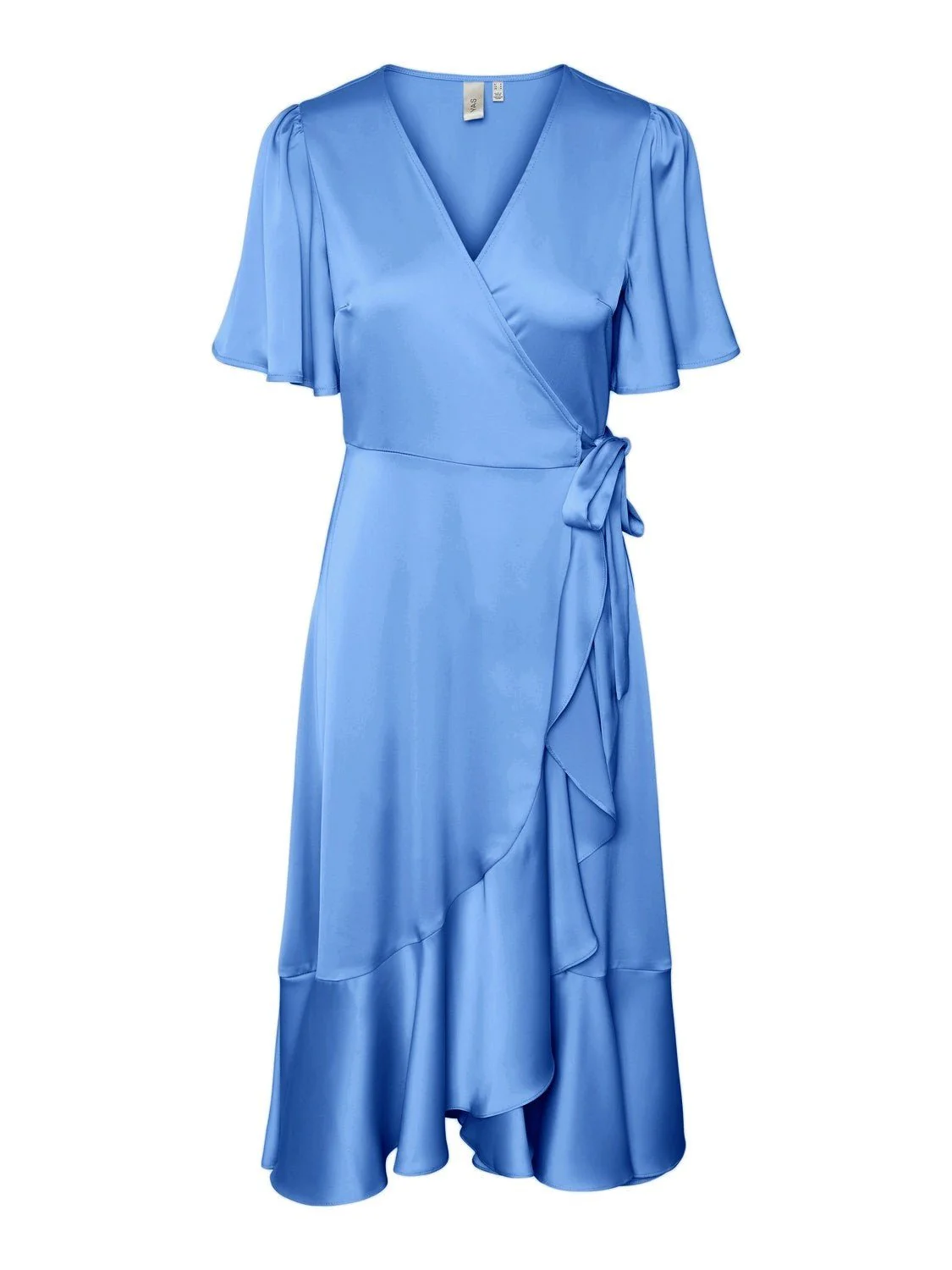 Yasthea 2/4 Midi Wrap Dress Ashleigh Blue