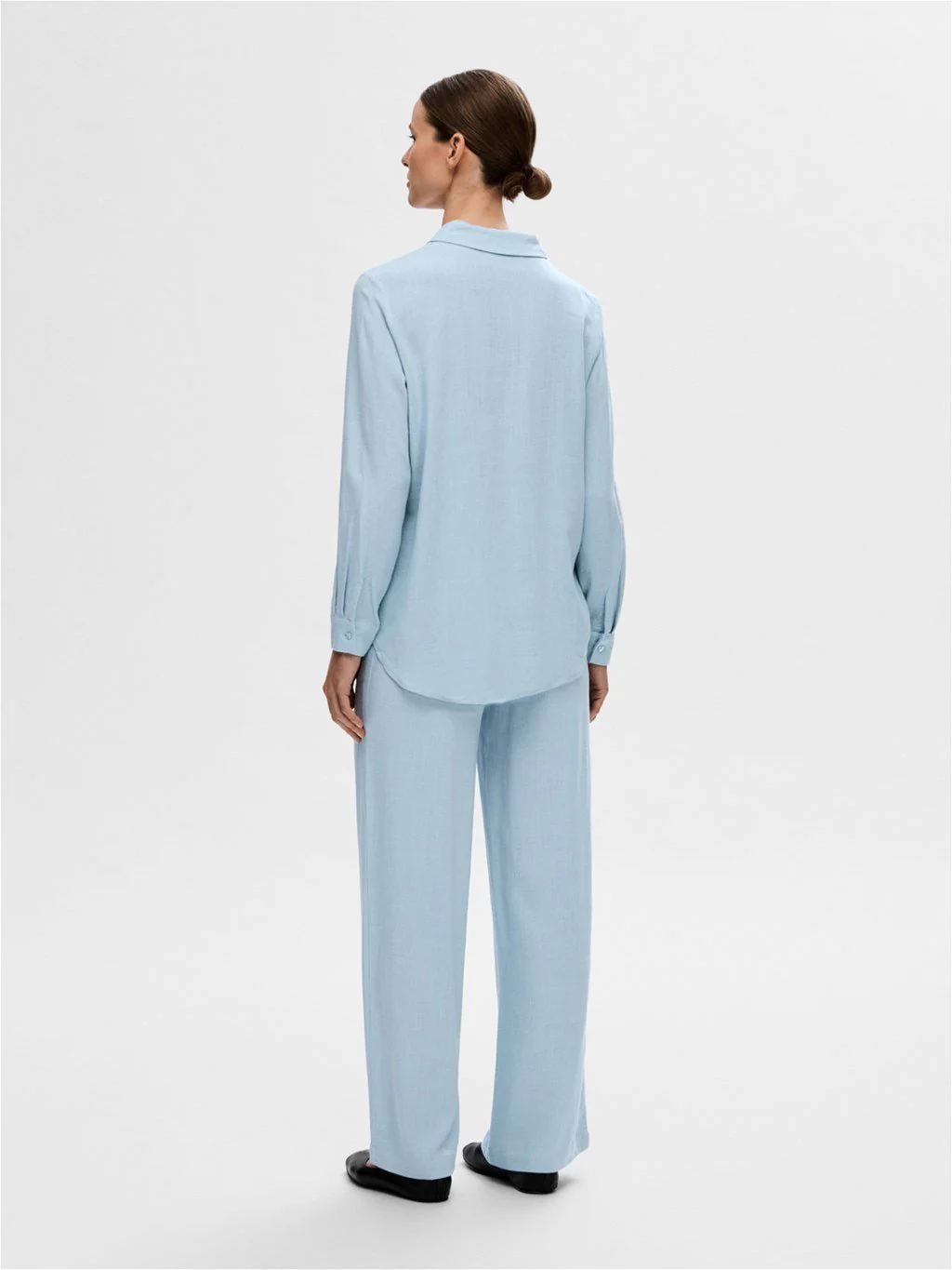 Viva Ls Shirt Cashmere Blue - Image 3