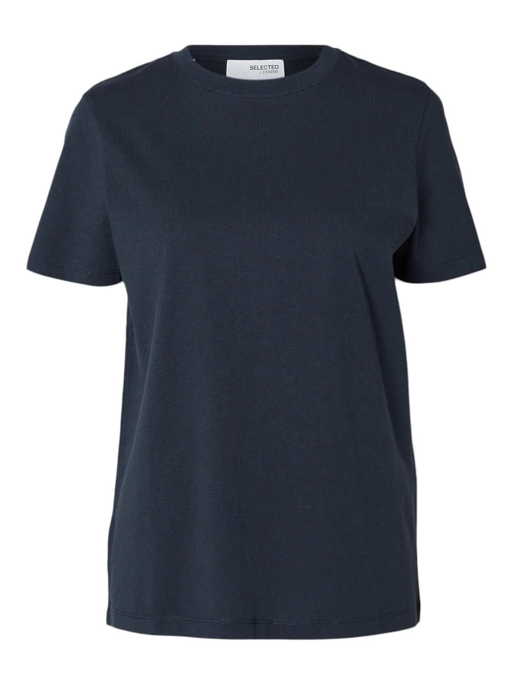 Myessential Ss O-Neck Tee Dark Sapphire - Image 2