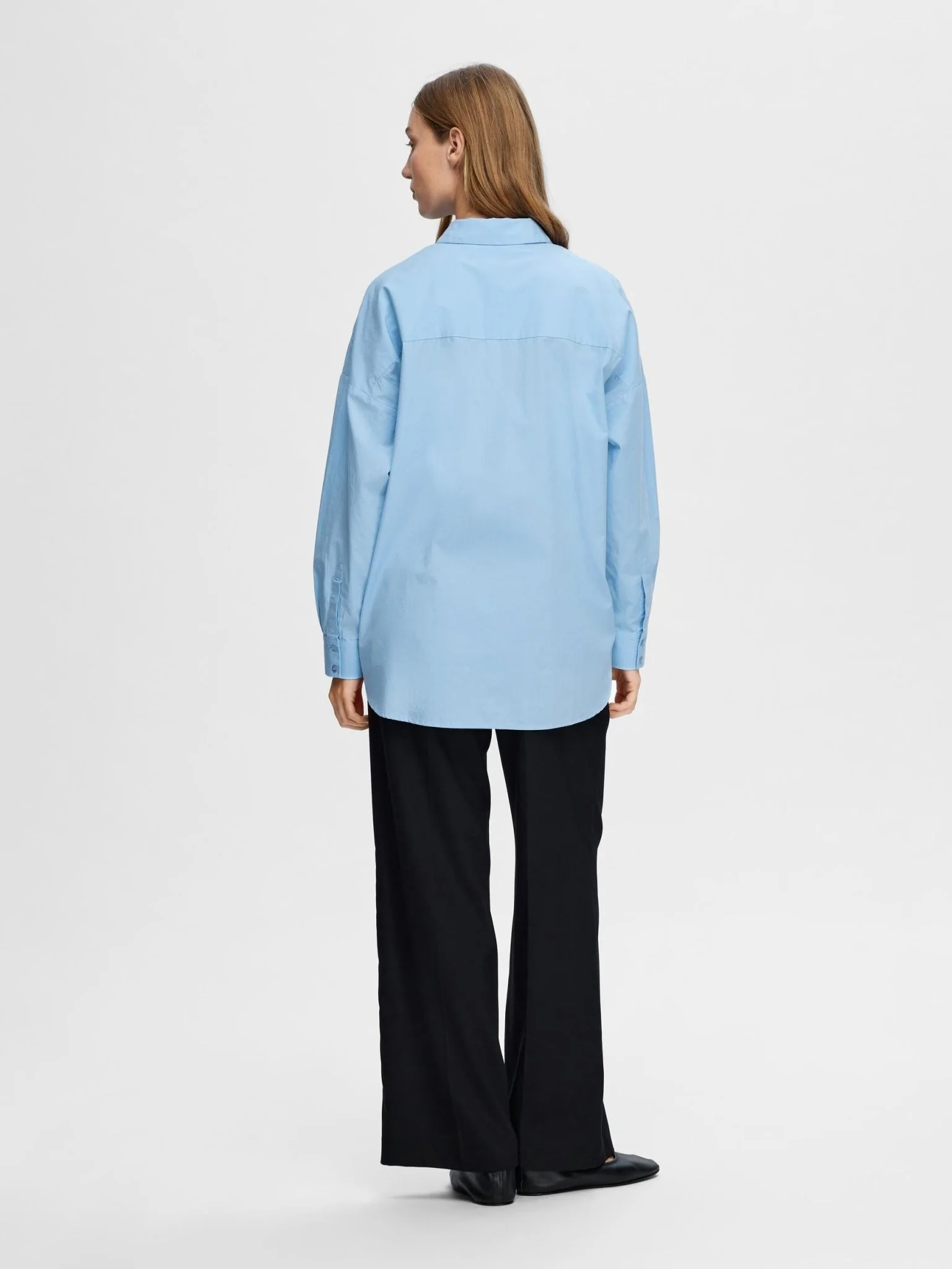 Dina-Sanni Ls Shirt Cashmere Blue - Image 6