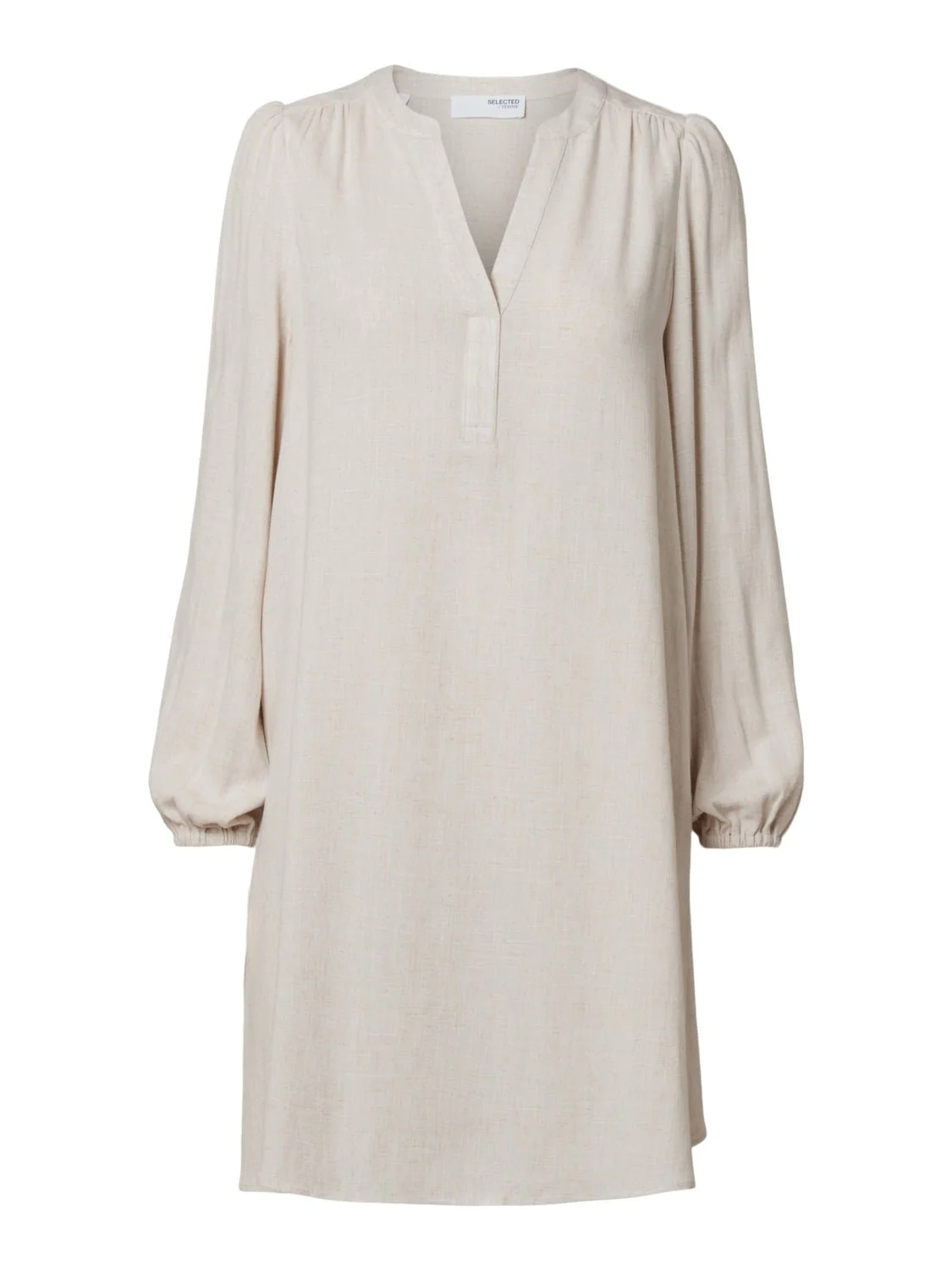 Viva Ls Short V-Neck Dress Sandshell
