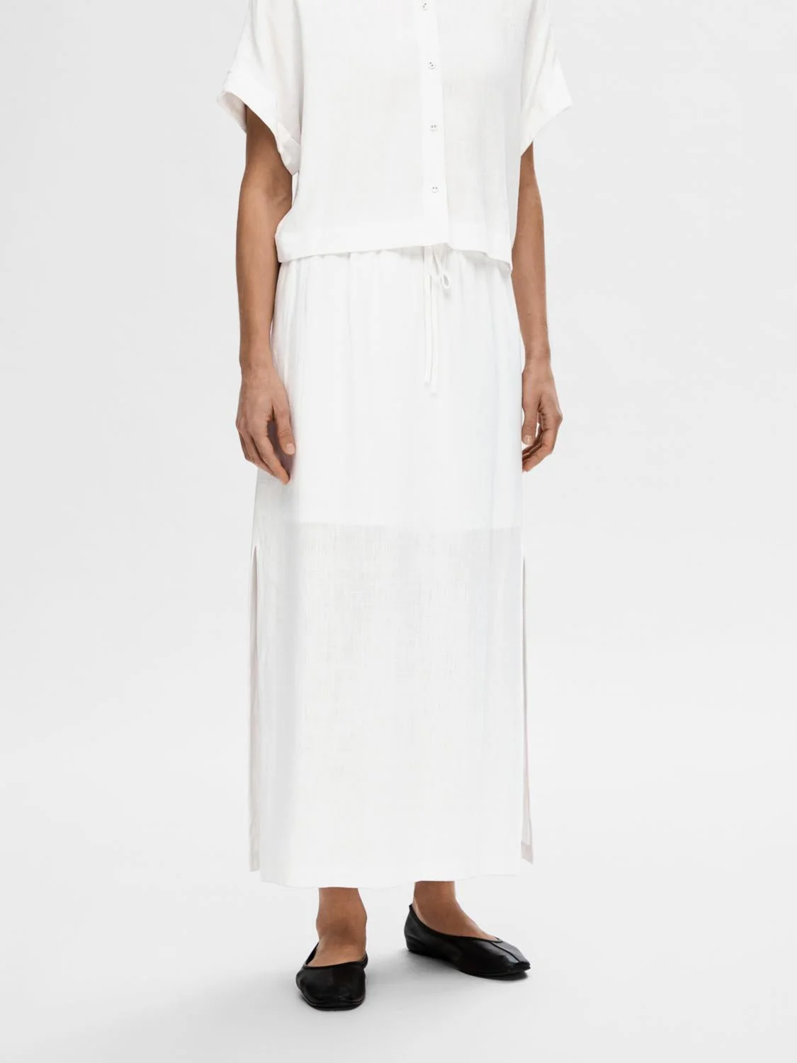 Viva Hw Ankle Skirt Snow White - Image 3