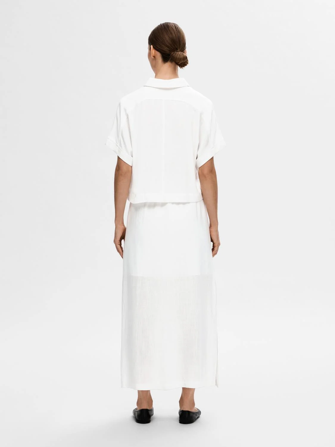Viva Hw Ankle Skirt Snow White - Image 4