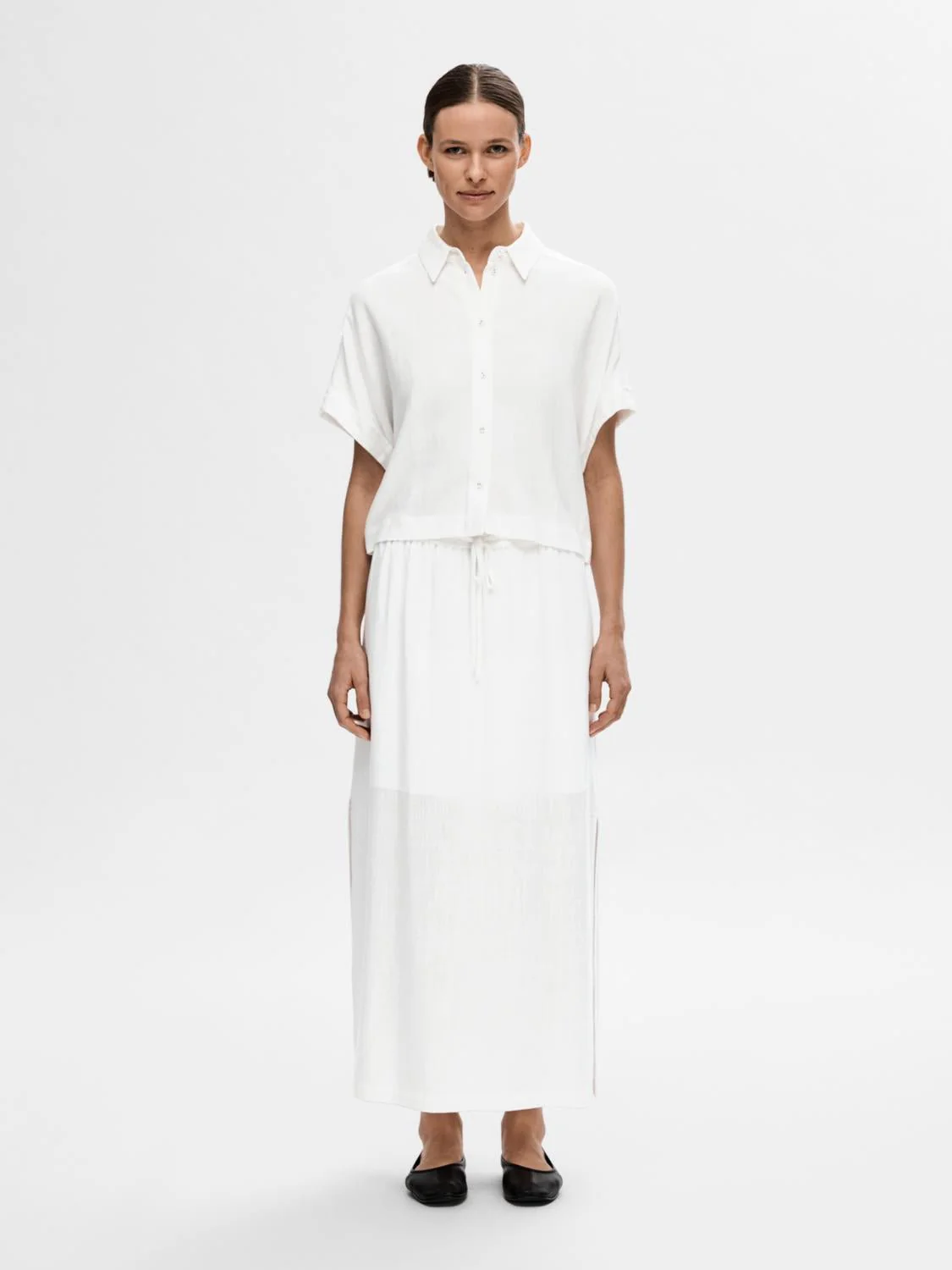 Viva Hw Ankle Skirt Snow White - Image 6