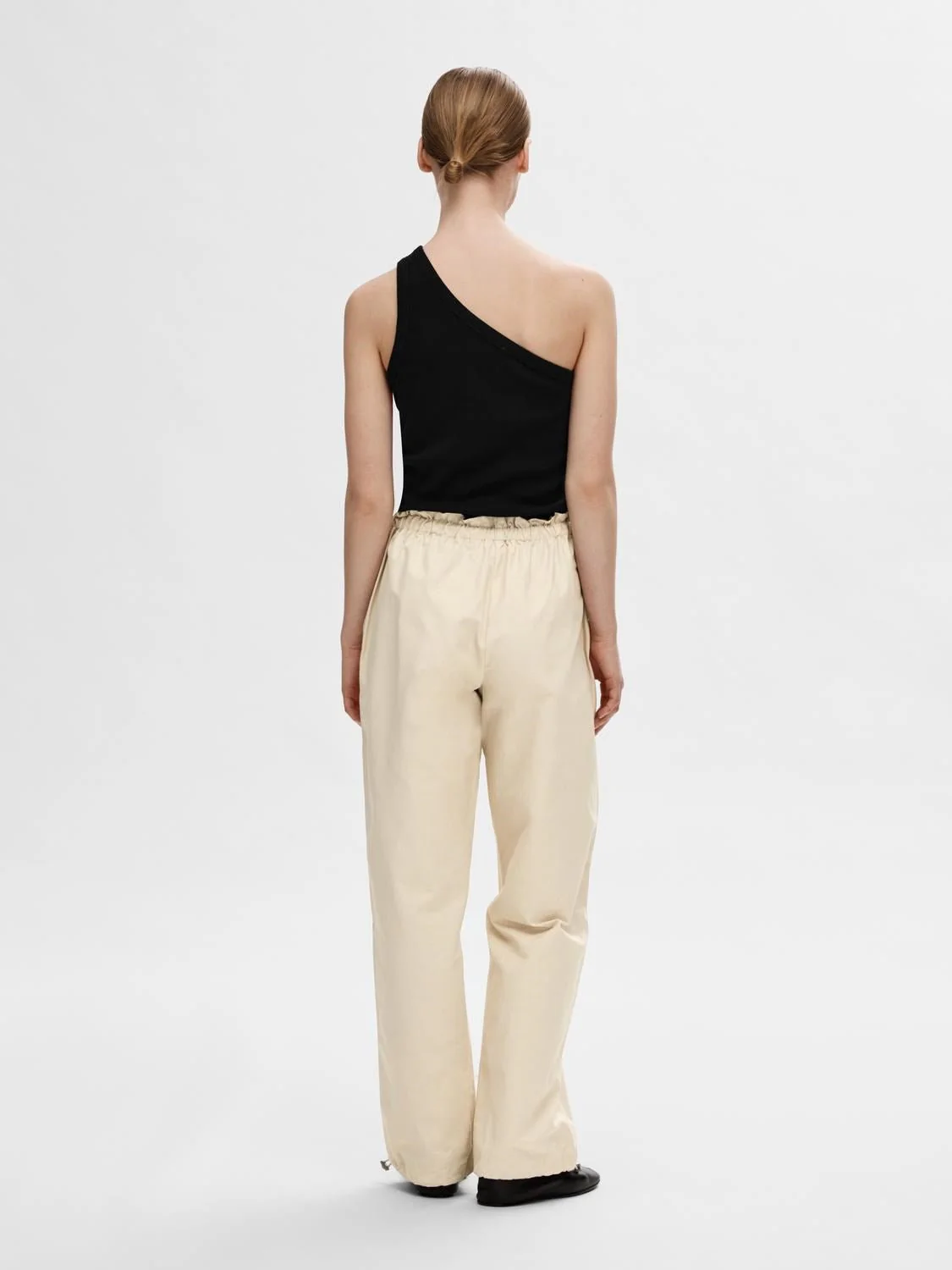 Anna One Shoulder Top Black - Image 5