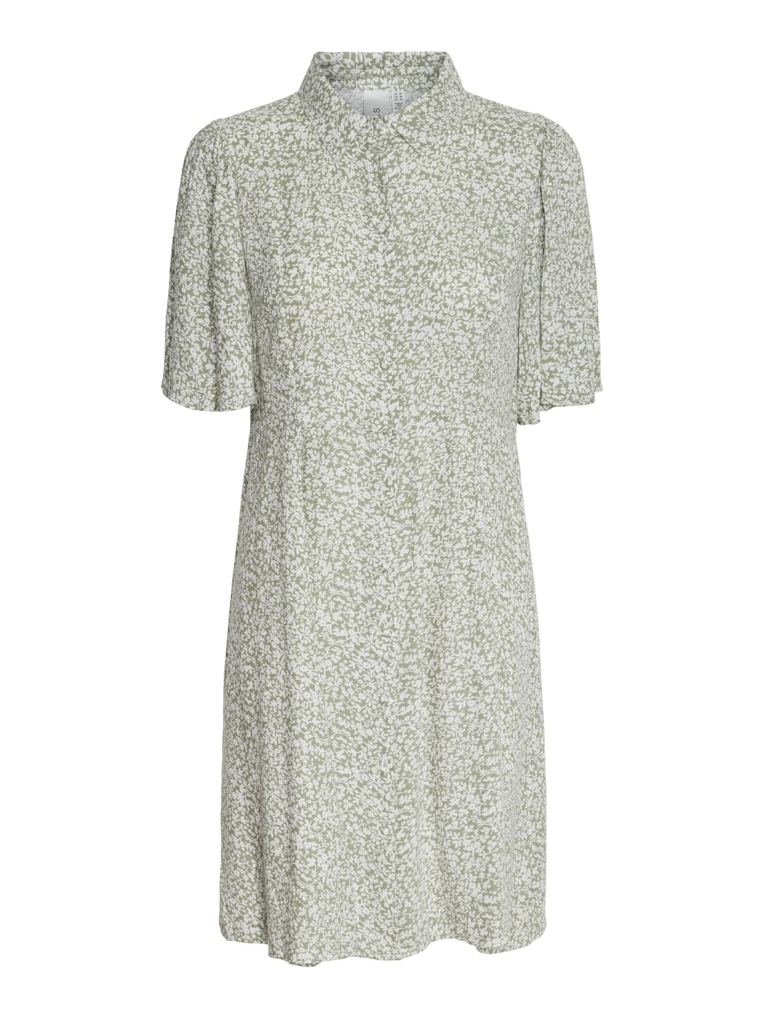 Yaszeleo 2/4 Shirt Dress Oil Green Zeleo Print - Image 2