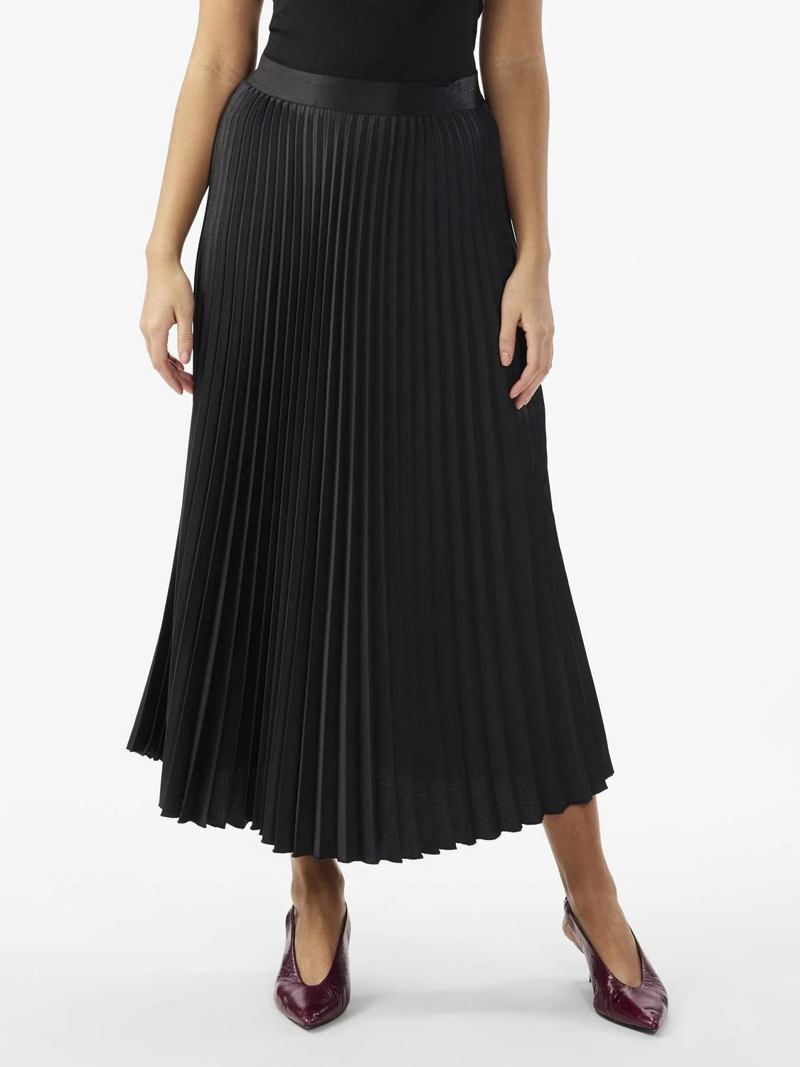 Yasceline Hw Midi Skirt Black - Image 2