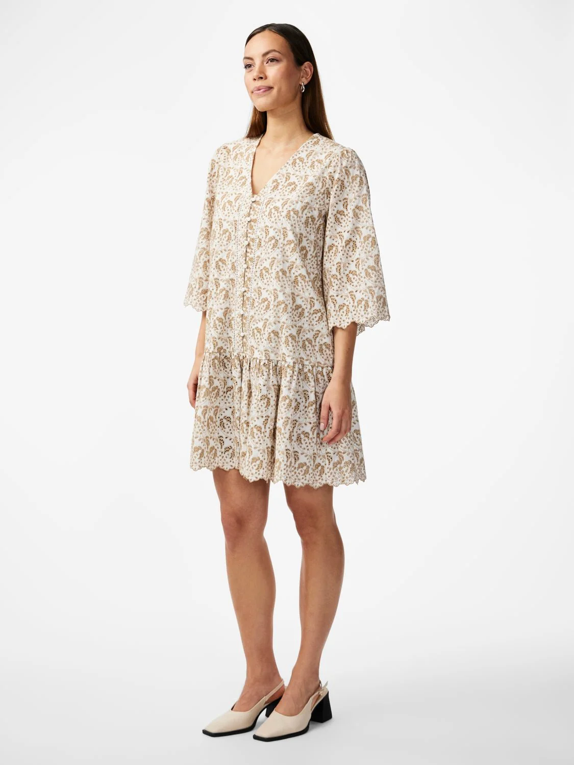 Yasaprilla 3/4 Dress Star White - Image 2
