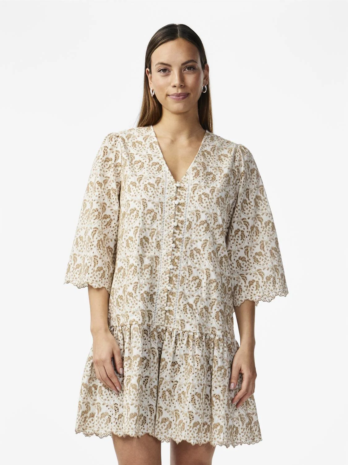 Yasaprilla 3/4 Dress Star White - Image 3
