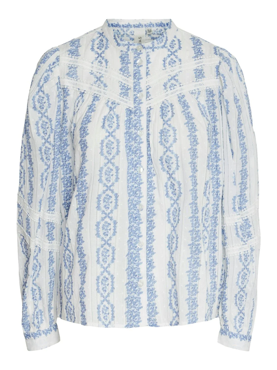 Yastovina Ls Shirt Star White Tovina Print - Image 2