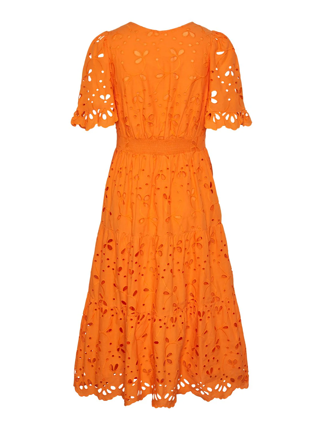 Yaskanikka 2/4 Midi Dress Vibrant Orange - Image 6