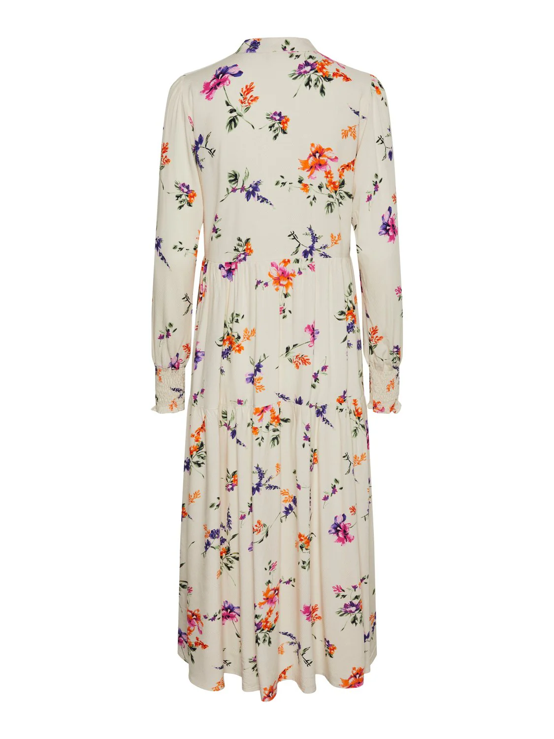 Yasasina Ls Long Shirt Dress Whitecap Gray Botanica Print - Image 7