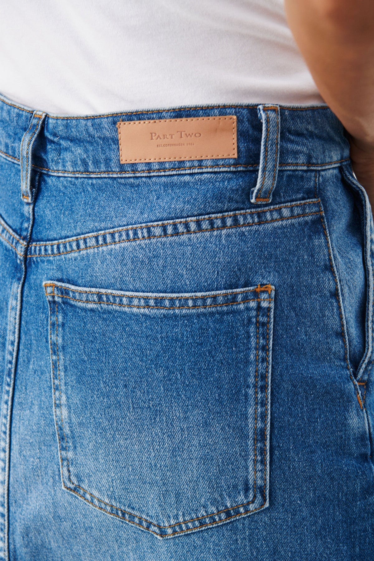 Caliapw Skirt Medium Blue Denim - Image 7
