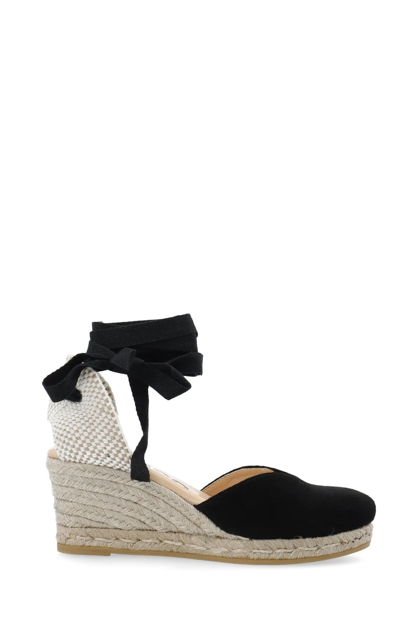 Biaibiza Wedge Espadrilles Suede Black - Image 4