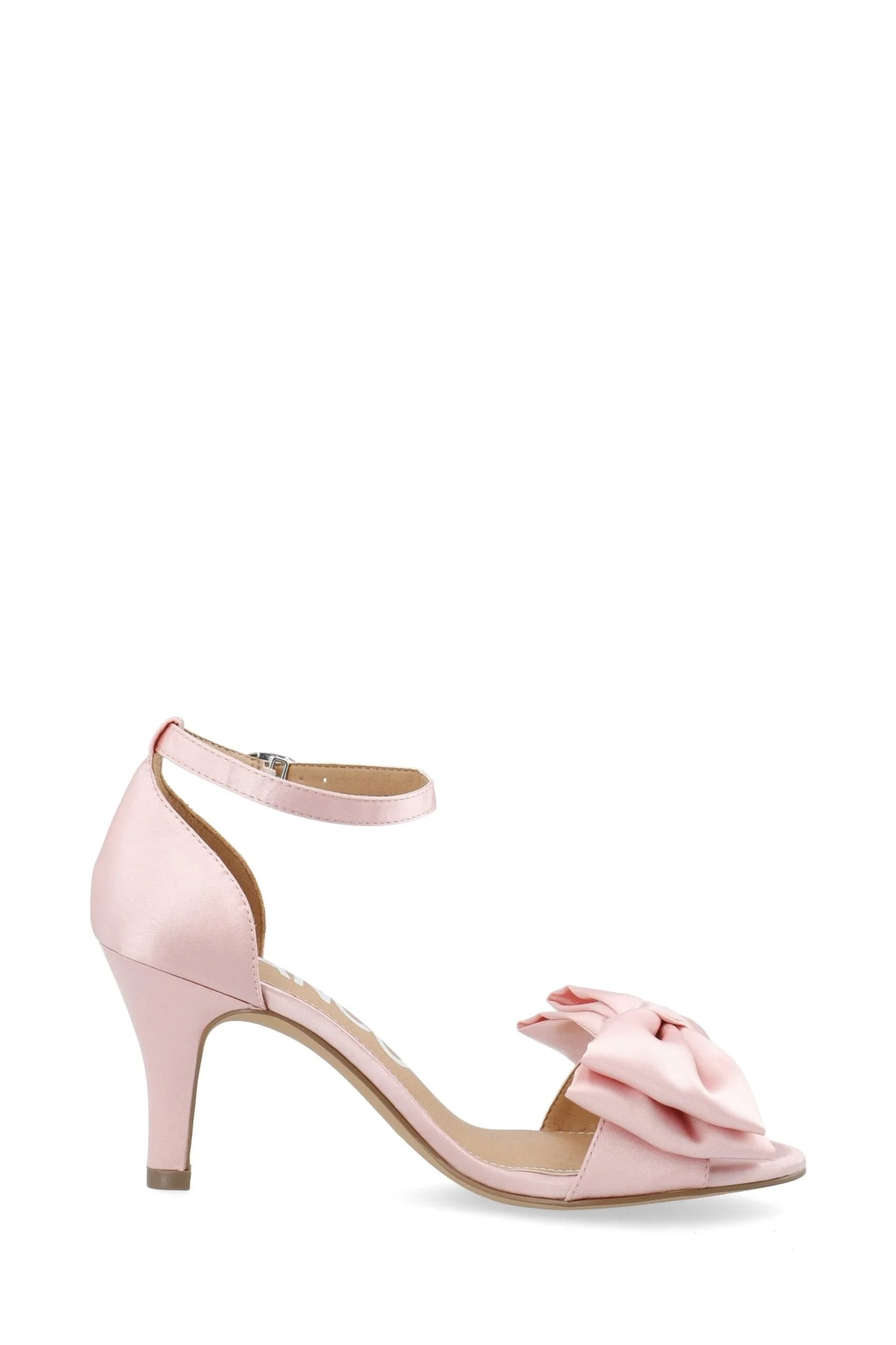 Biaadore Bow Sandal Satin Dusty Pink - Image 5