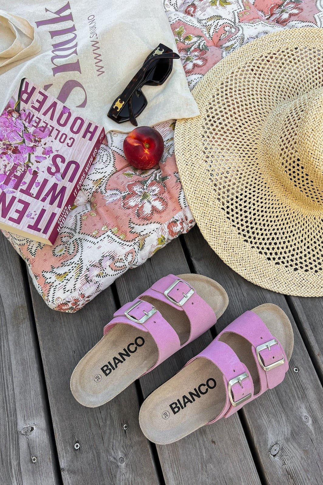 Biaolivia Sandal Suede Dusty Pink - Image 7