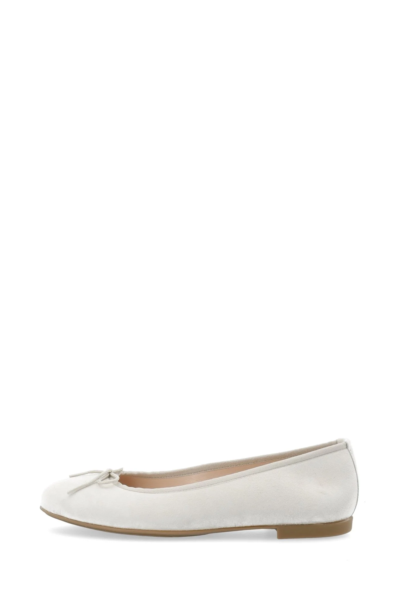 Biamadison Ballerina Suede Off White