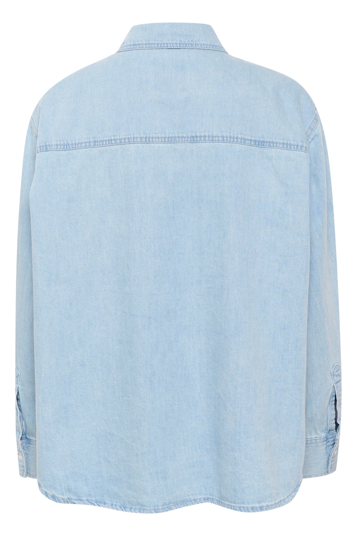Collettepw Shirt Whiteish Blue Denim - Image 7