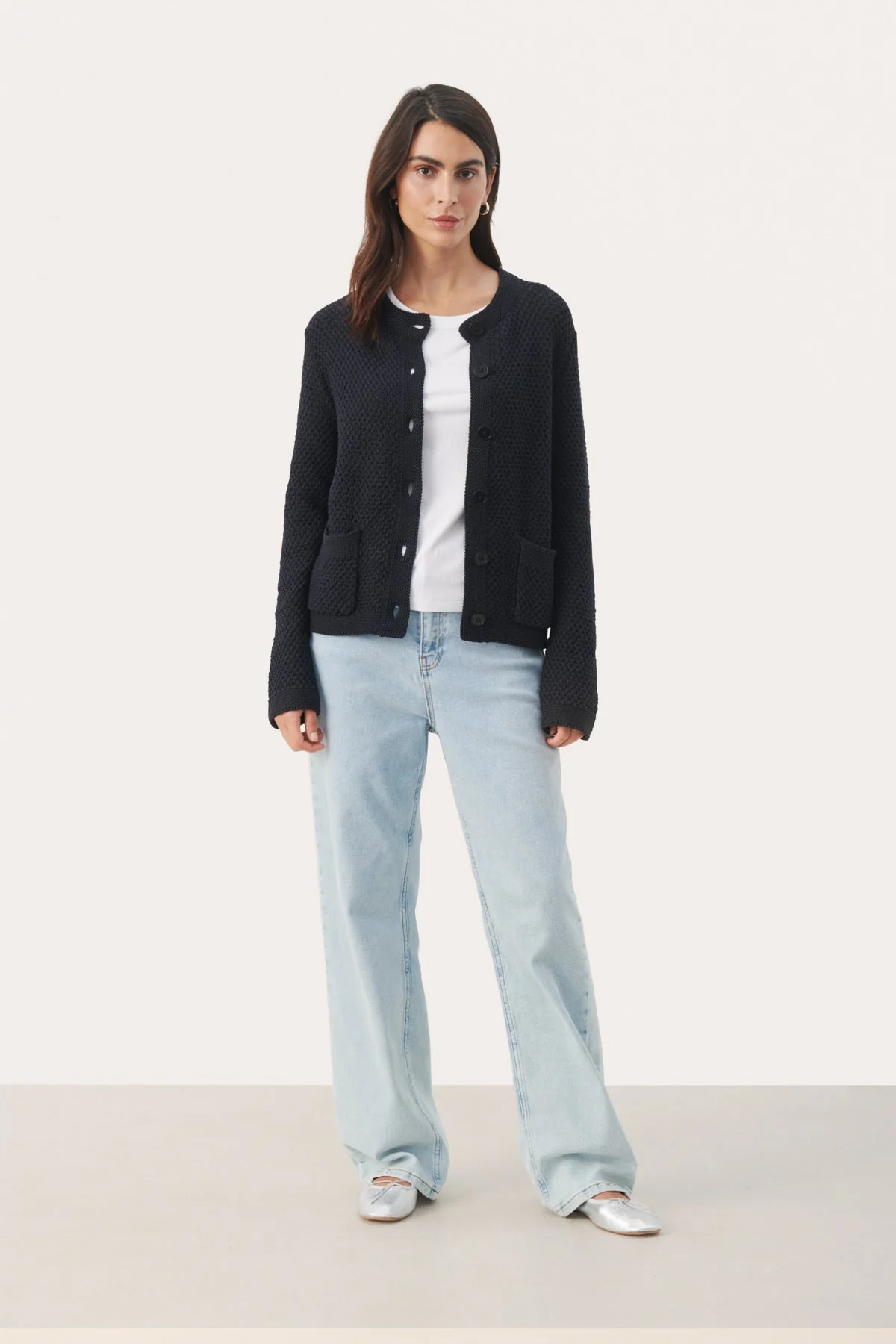 Elmiepw Cardigan Dark Navy - Image 4