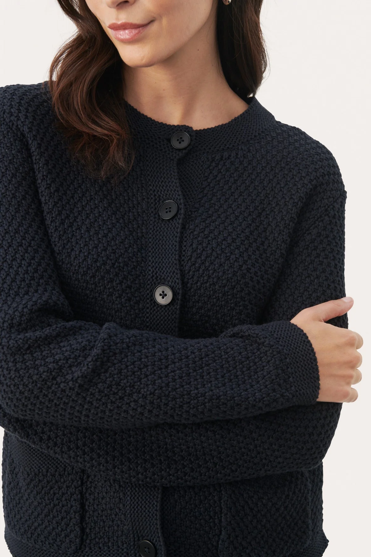 Elmiepw Cardigan Dark Navy - Image 6