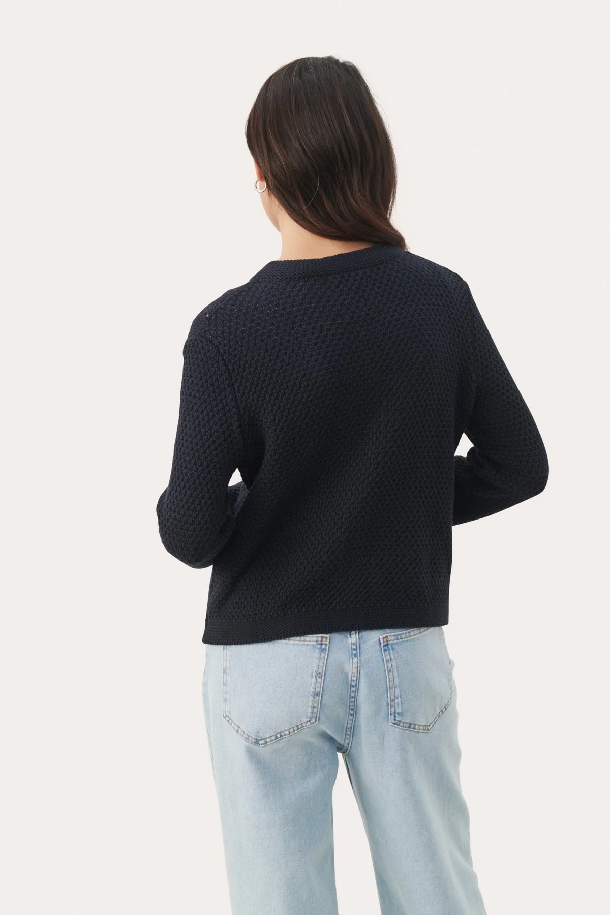Elmiepw Cardigan Dark Navy - Image 7