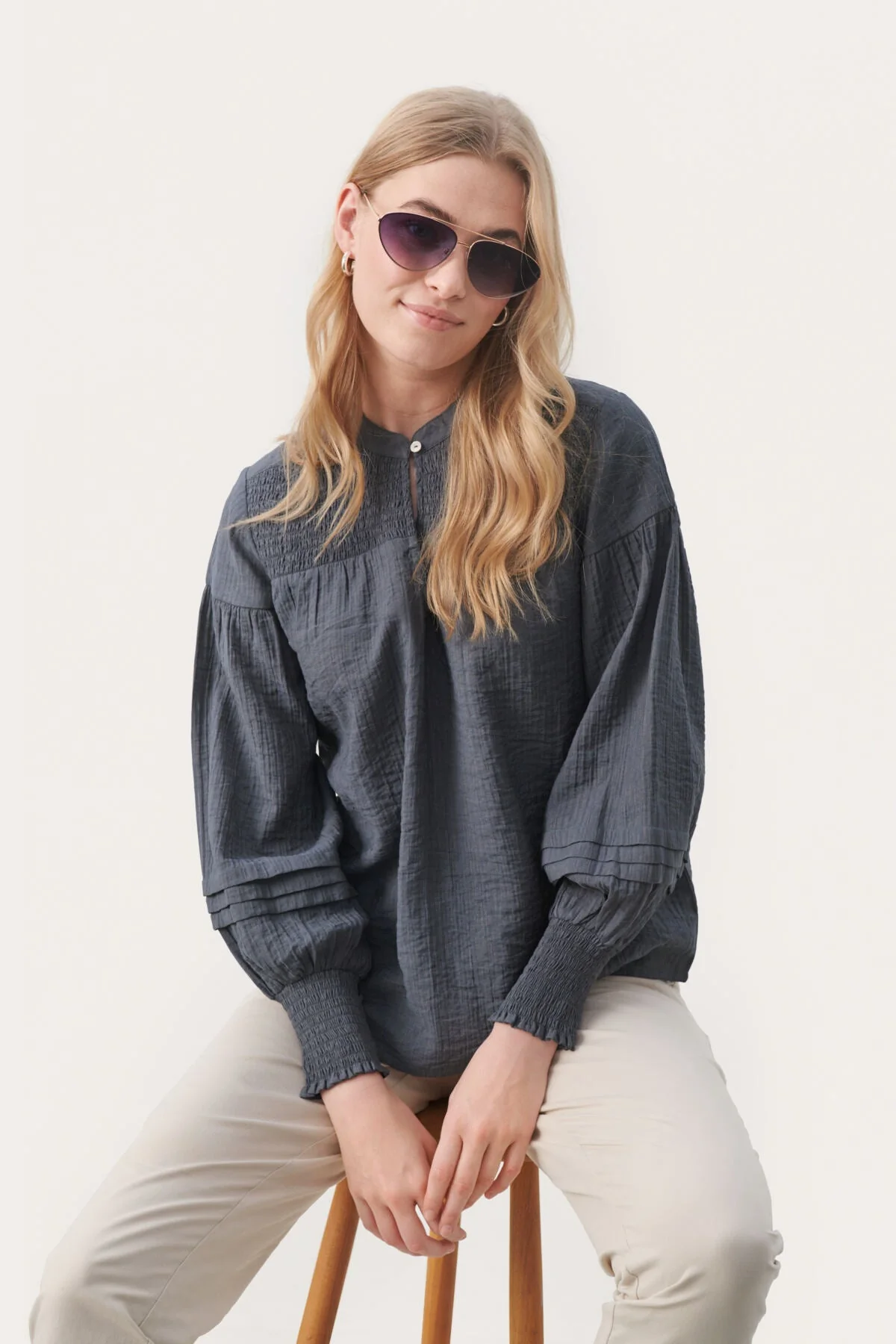 Elnipw Sunglasses Gold - Image 2