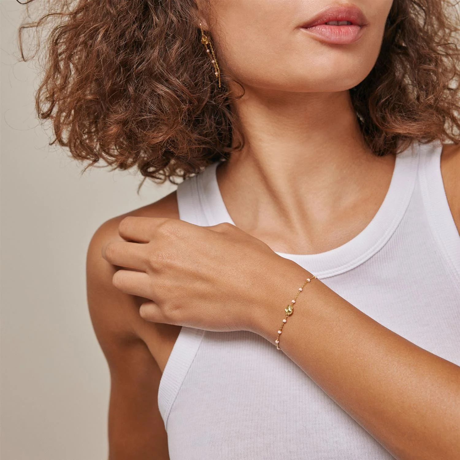 Lola Refined Bracelets Light Pink - Image 3