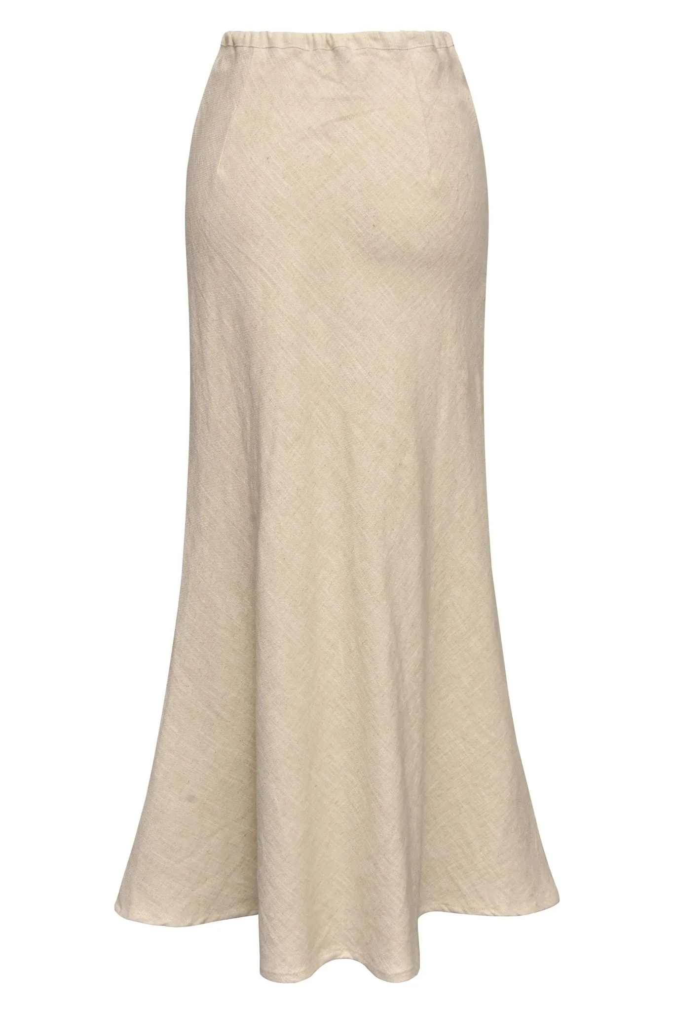 Linen Maxi Skirt Sand - Image 4