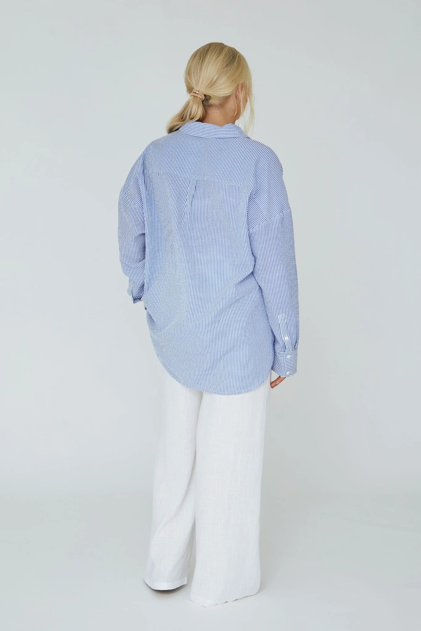 Sonja Shirt Navy/White - Image 6