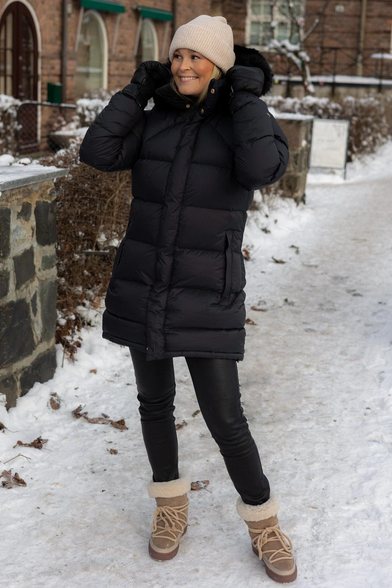 Signe Beanie Cream - Image 2