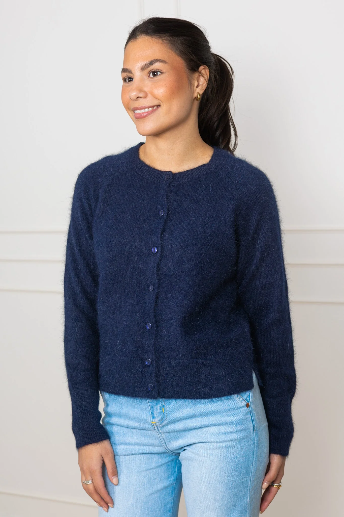 Eva Cardigan Navy - Image 6