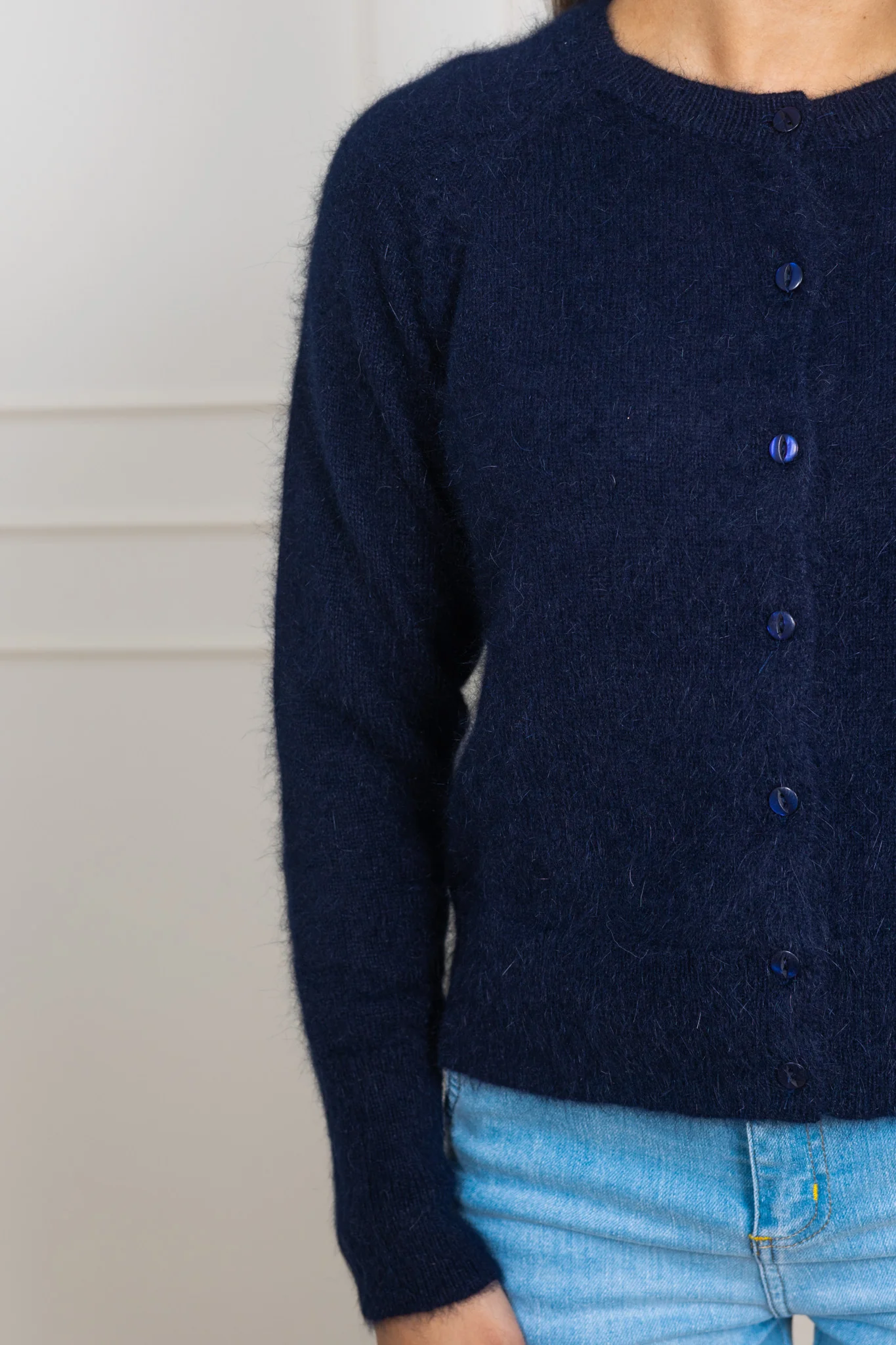 Eva Cardigan Navy - Image 7