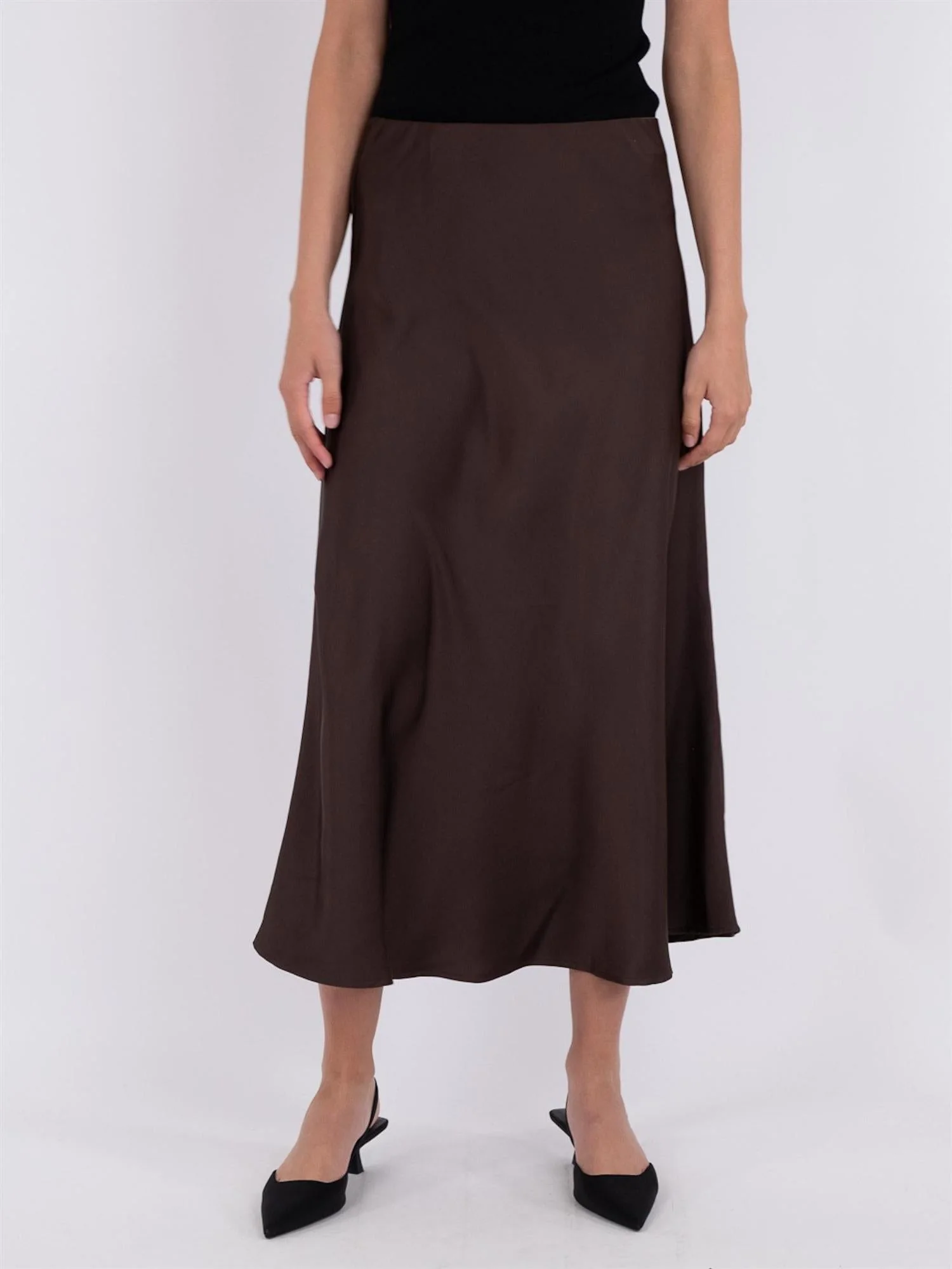 Bovary Skirt Dark Brown - Image 2