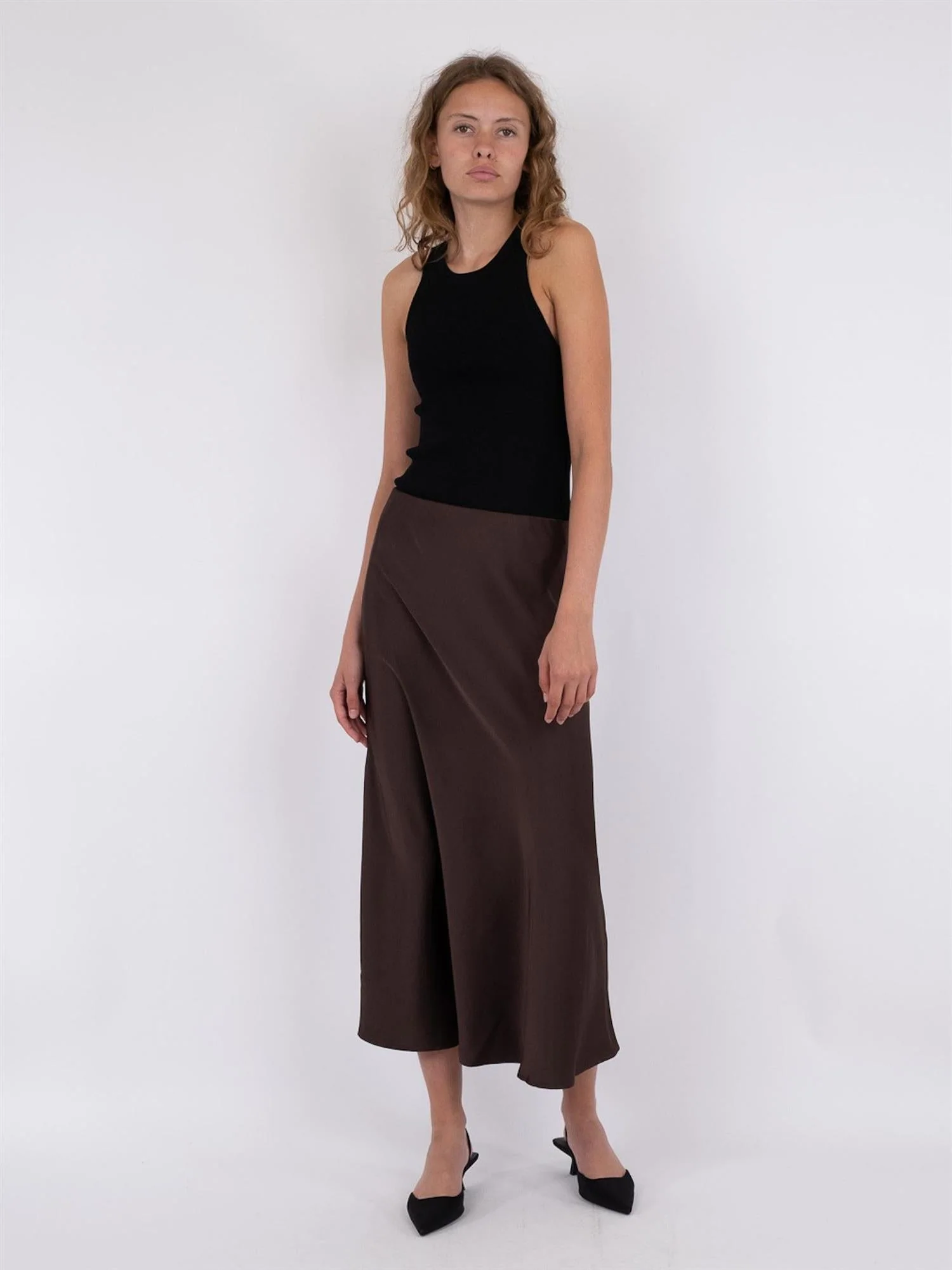 Bovary Skirt Dark Brown - Image 3