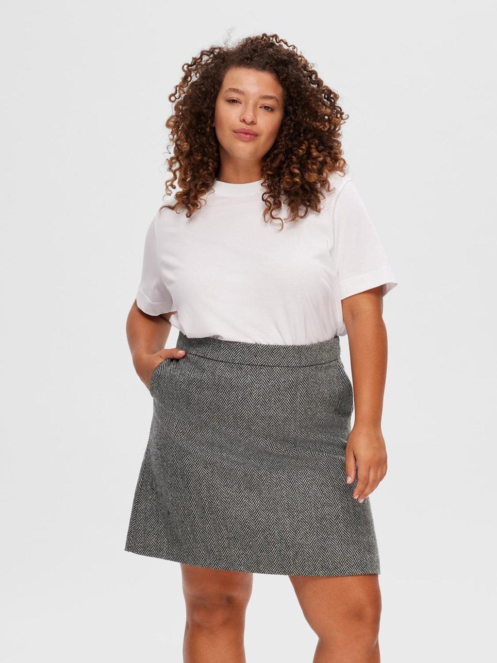Essential Ss Boxy Tee Bright White - Image 3