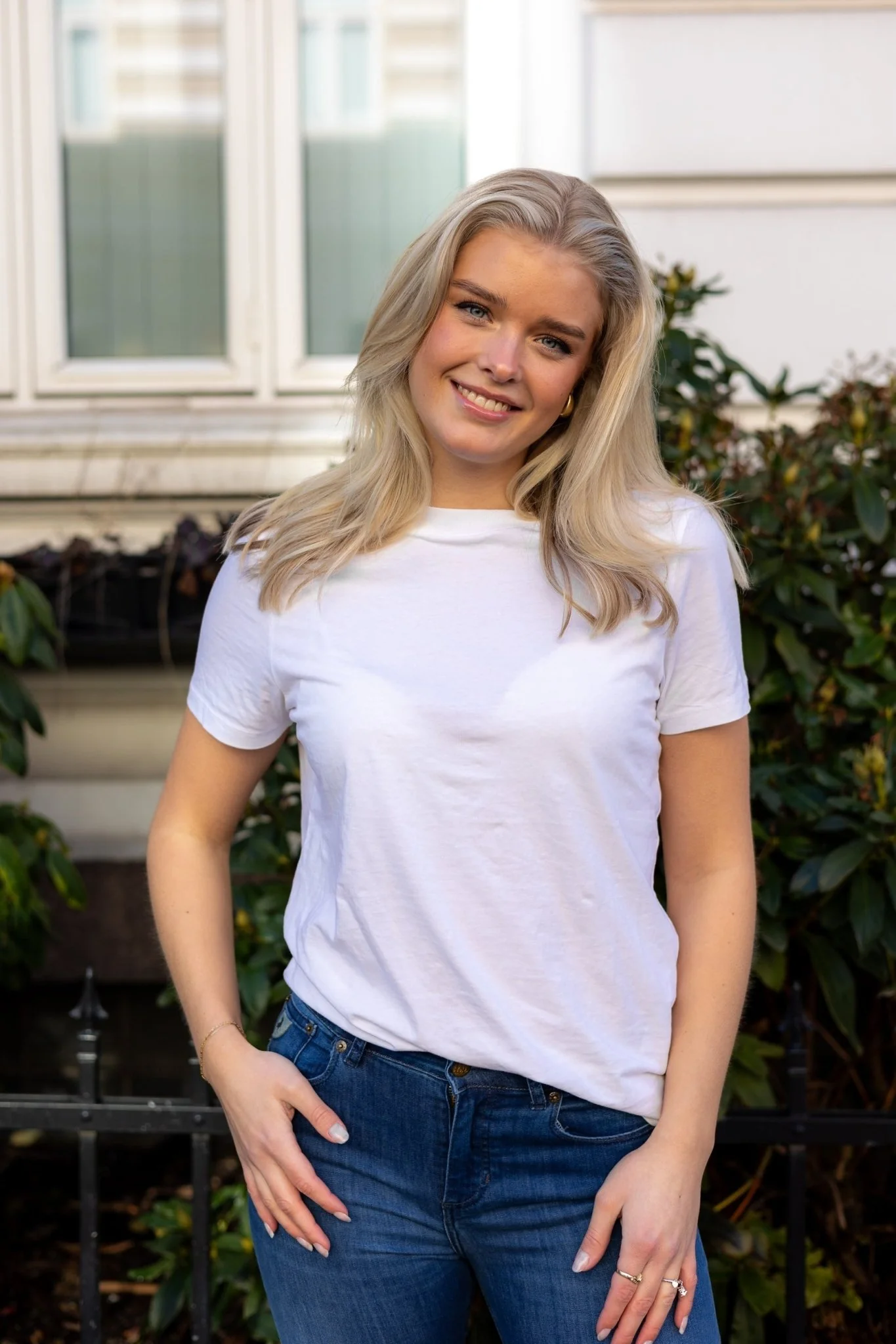 Myessential Ss O-Neck Tee Bright White - Image 3