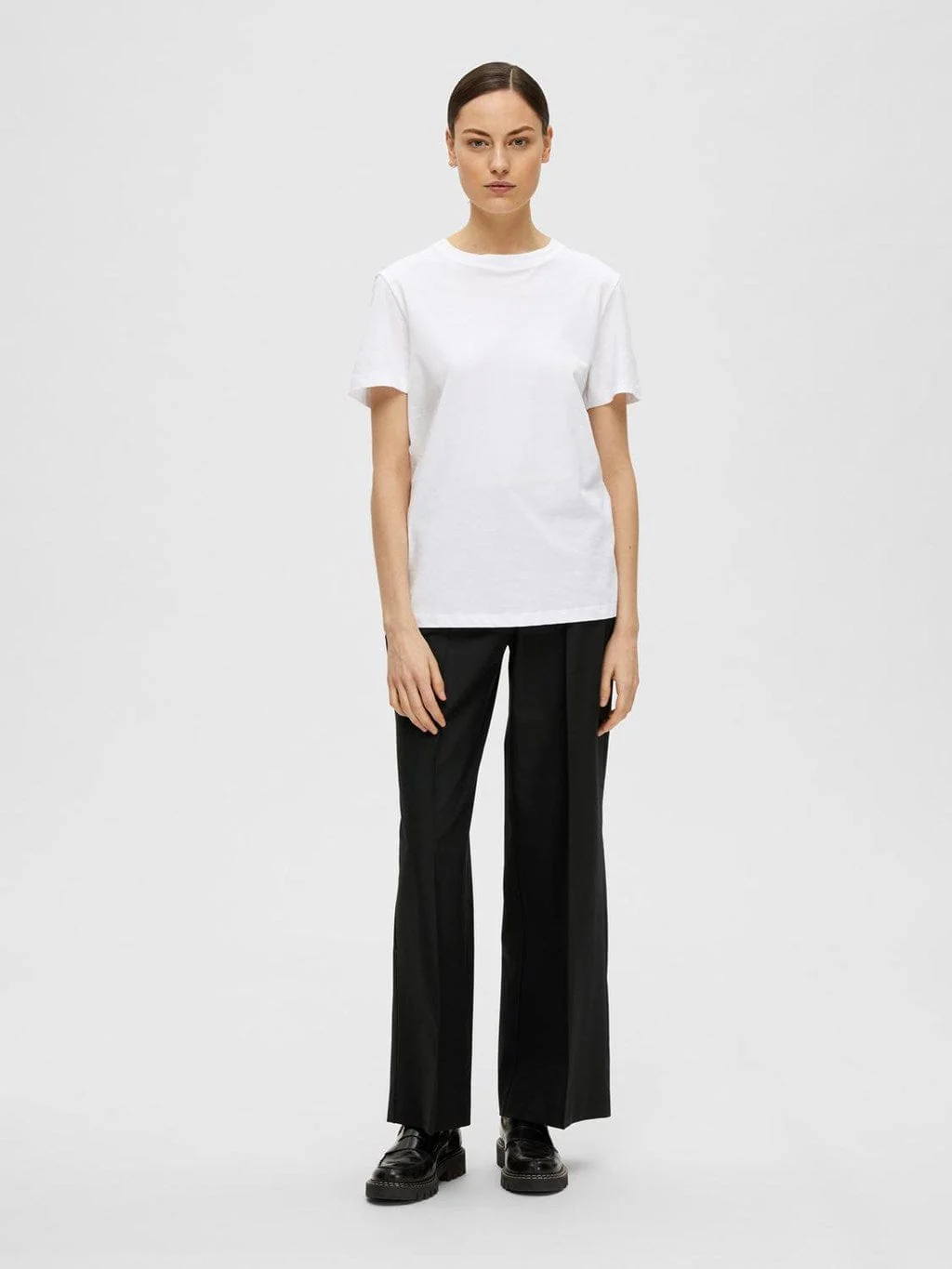Myessential Ss O-Neck Tee Bright White - Image 4