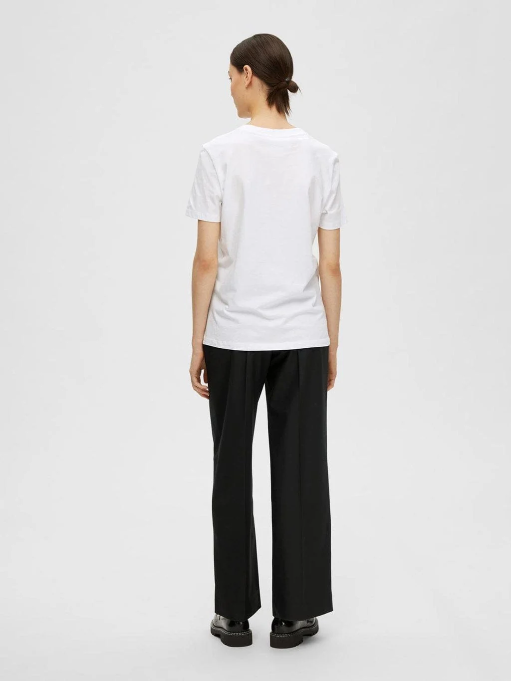 Myessential Ss O-Neck Tee Bright White - Image 5