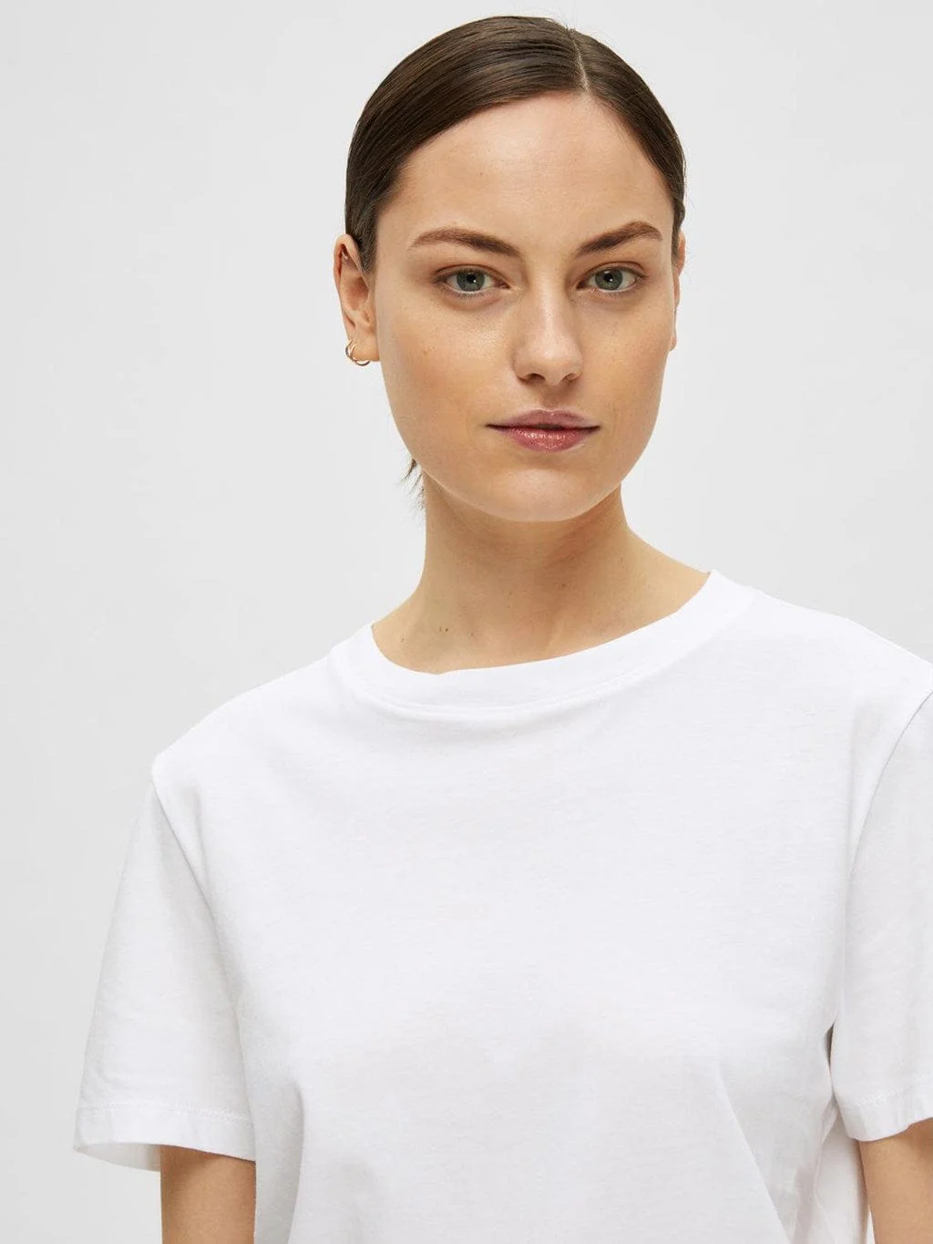 Myessential Ss O-Neck Tee Bright White - Image 6