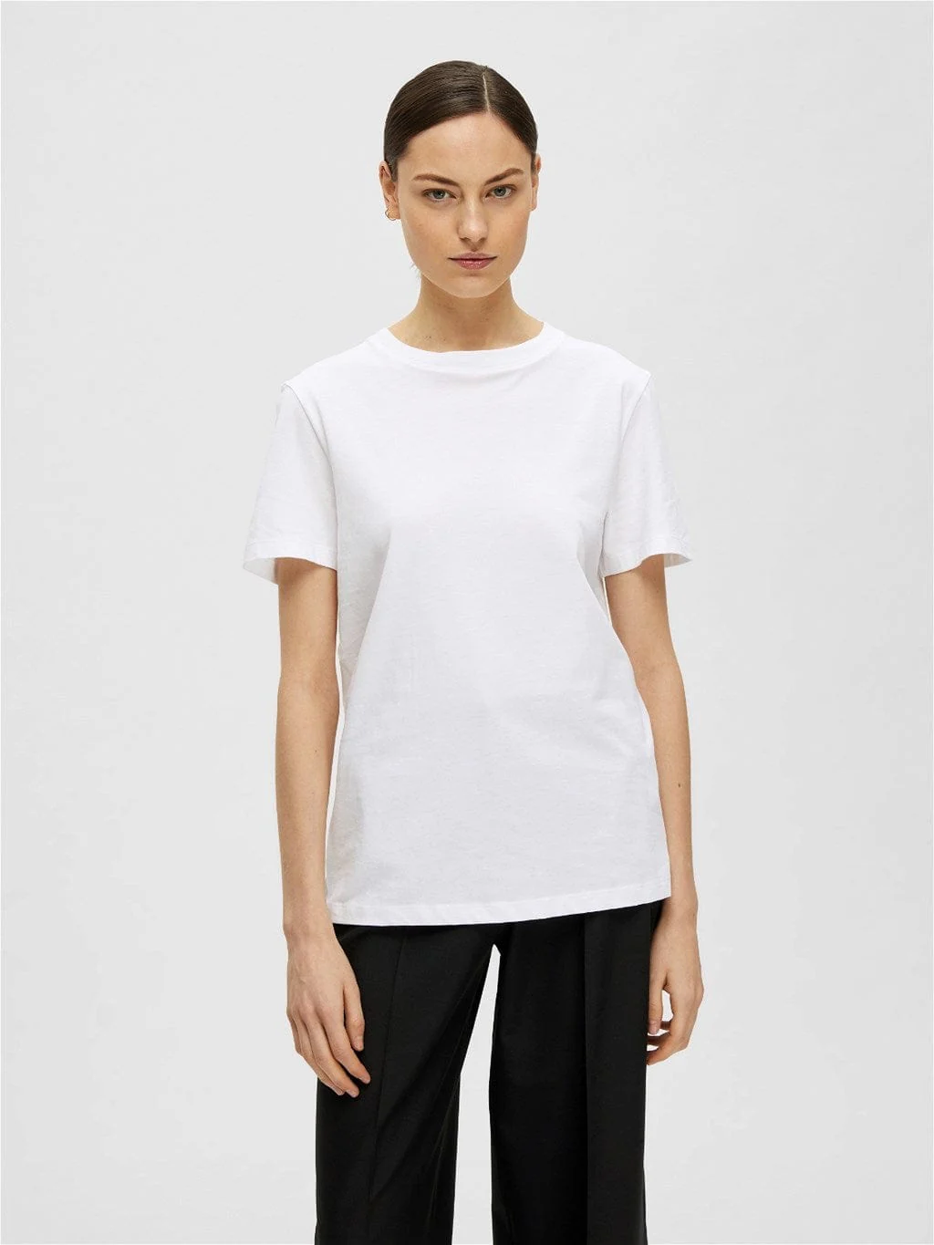 Myessential Ss O-Neck Tee Bright White - Image 7
