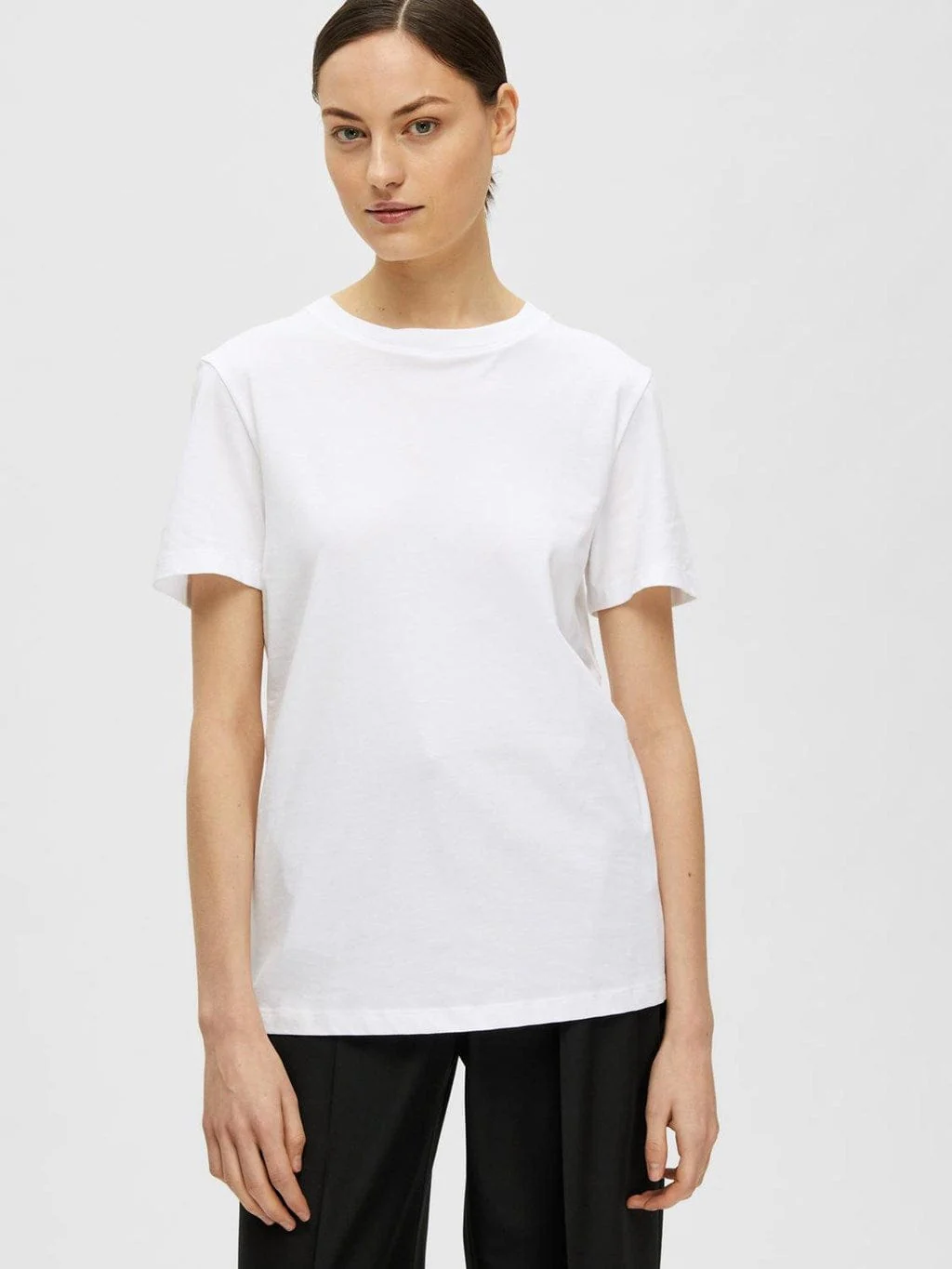 Myessential Ss O-Neck Tee Bright White - Image 8