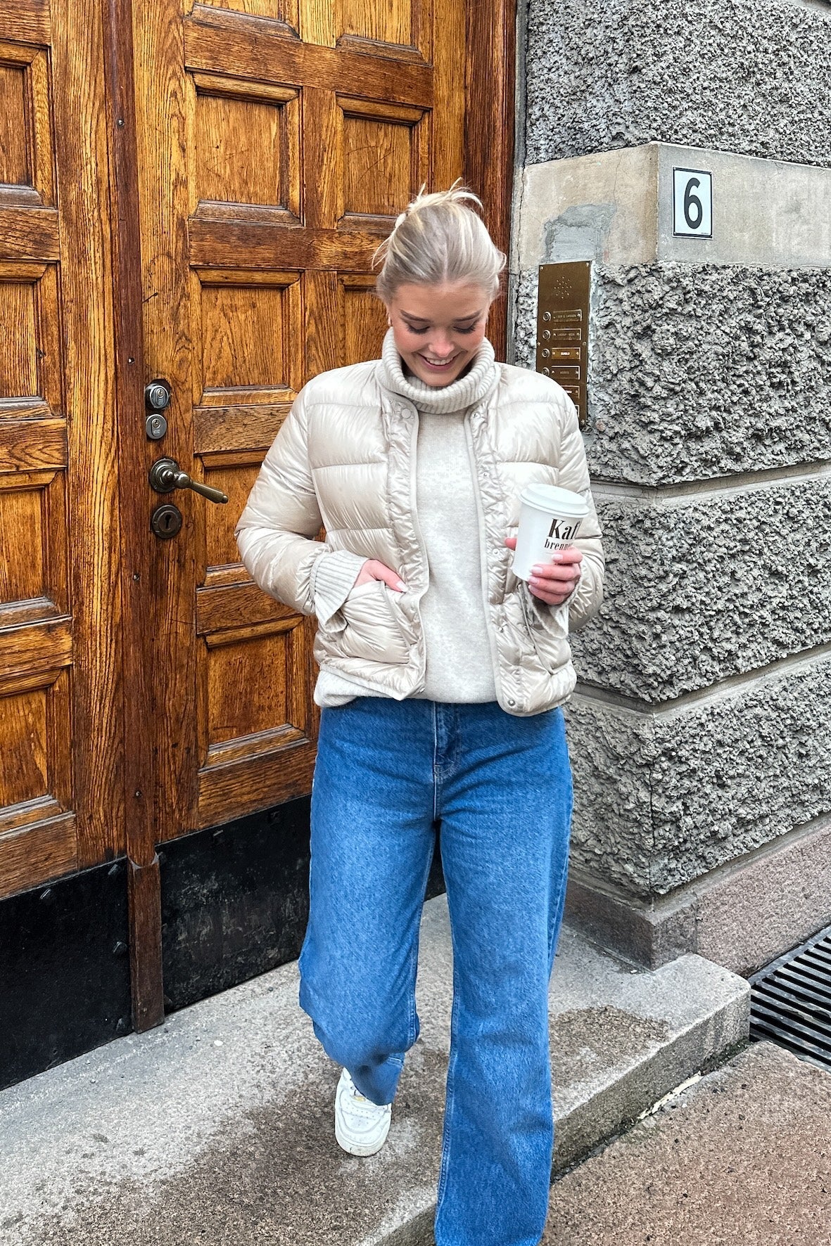 Thea Jacket Sand - Image 3