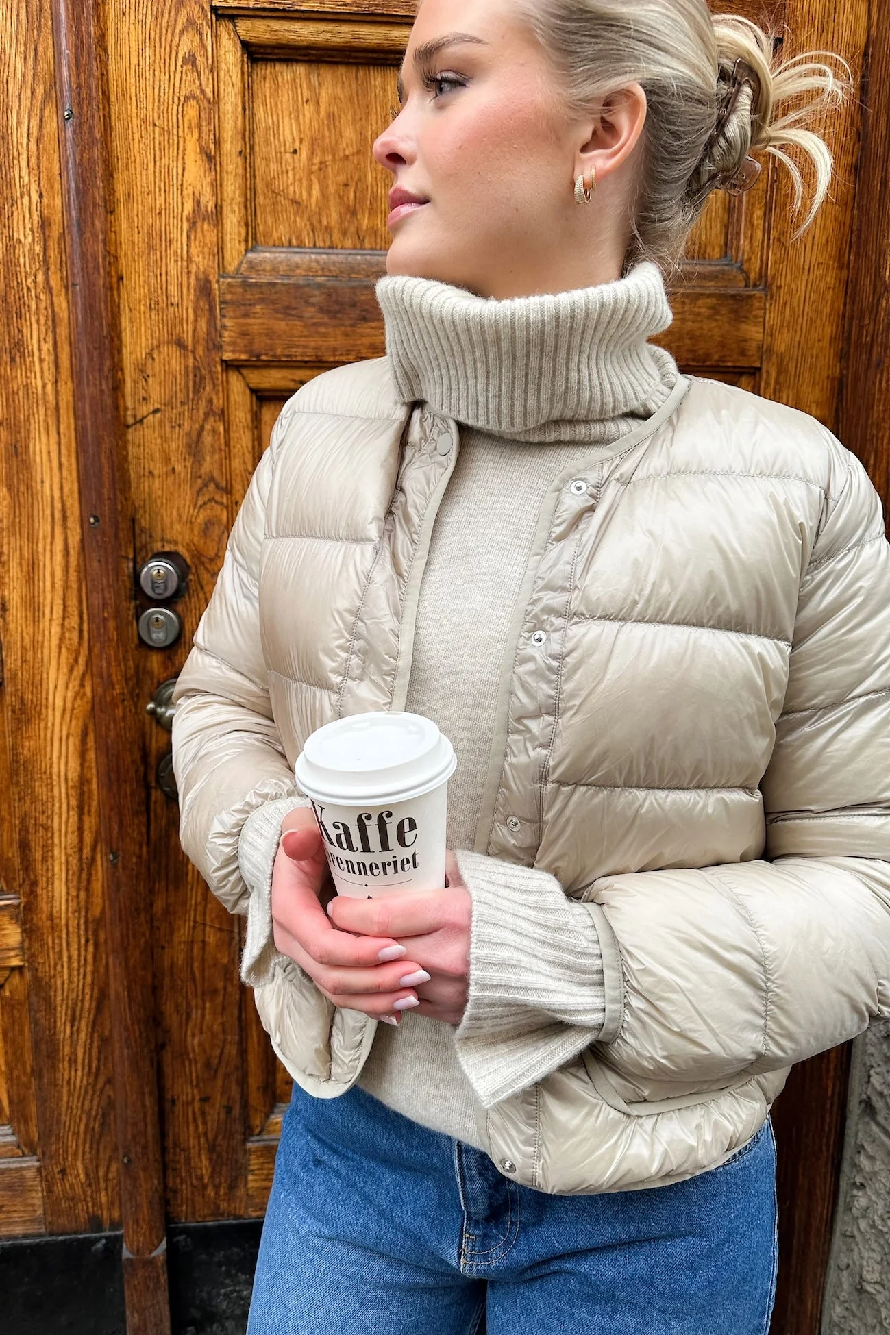 Thea Jacket Sand - Image 5