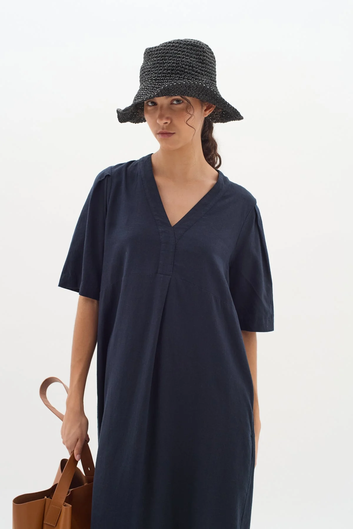 Ellieiw Dress Marine Blue - Image 4