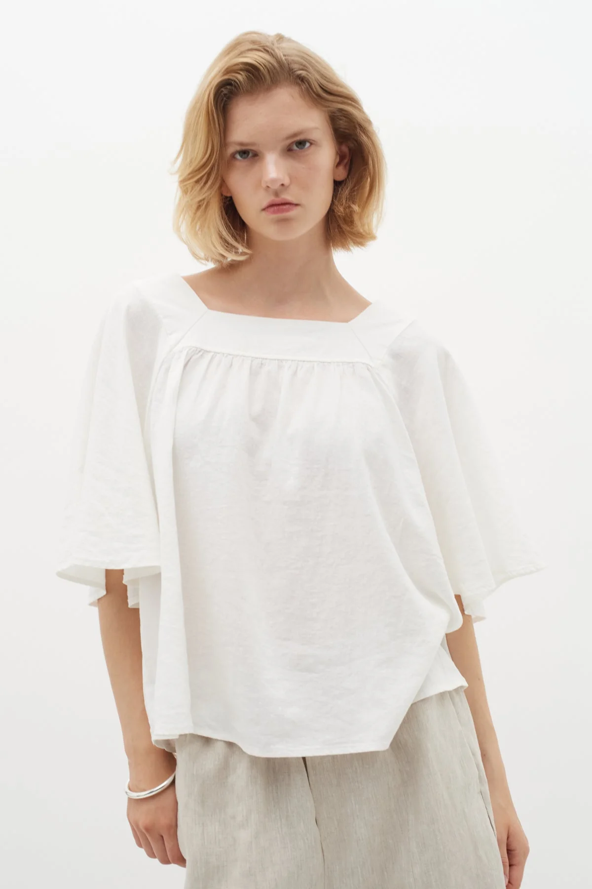 Ellieiw Top Pure White - Image 2