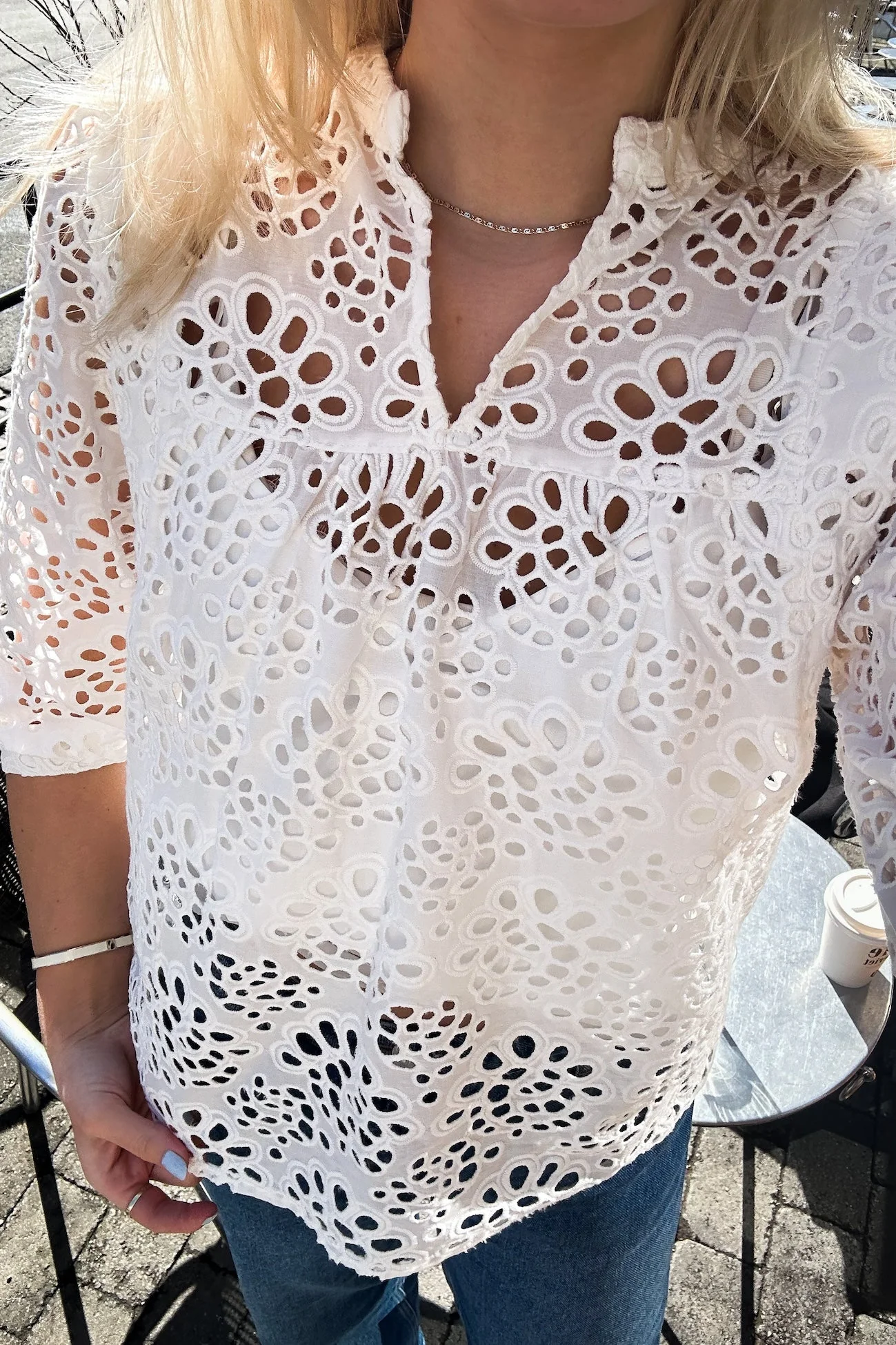 Stefanie Blouse White - Image 5