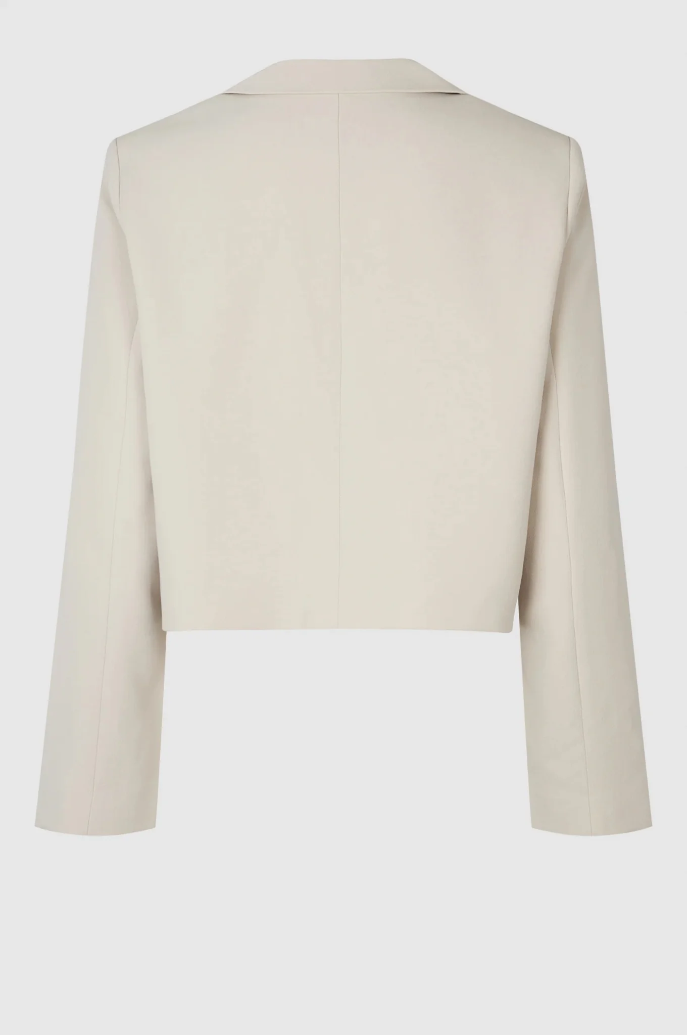 Evie Cropped Blazer Pumice Stone - Image 6