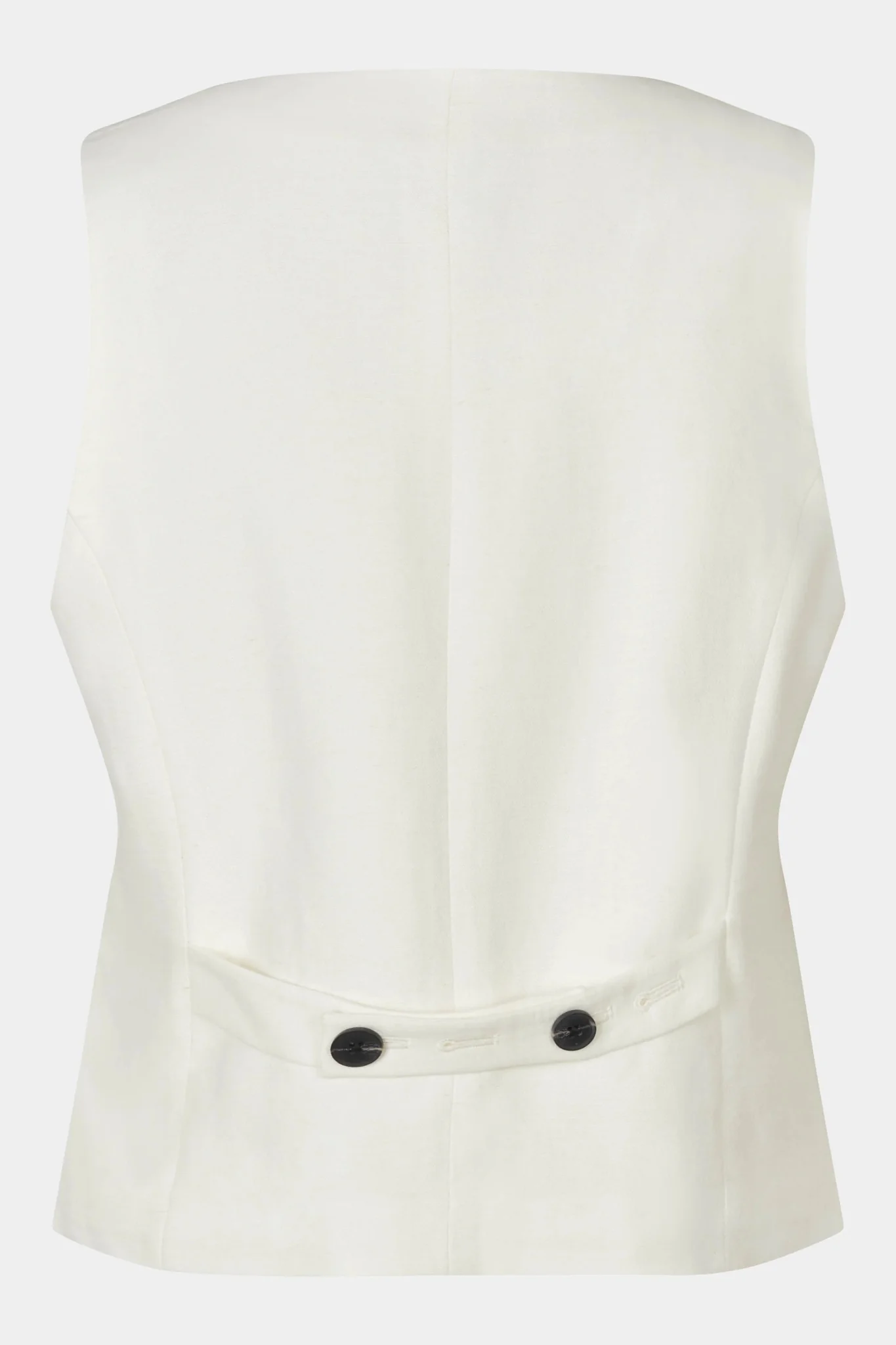 Lino Waistcoat Antique White - Image 7