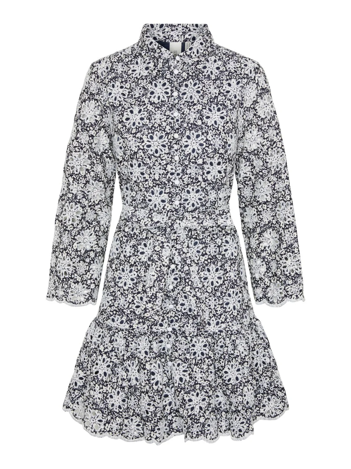 Yascorinna 7/8 Shirt Dress Navy Blazer Corinna Print - Image 2