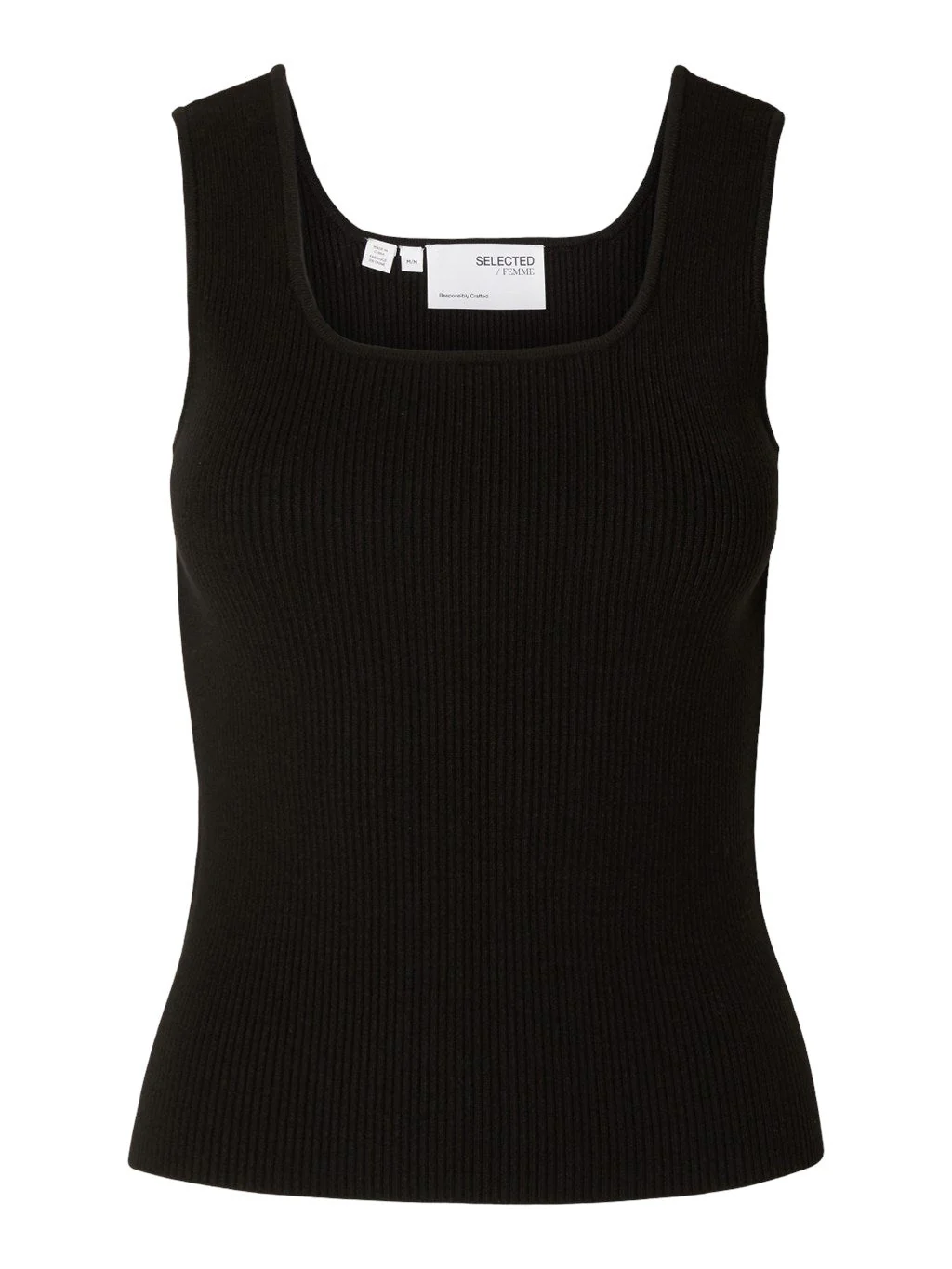 Jenny Sl Knit Top Black
